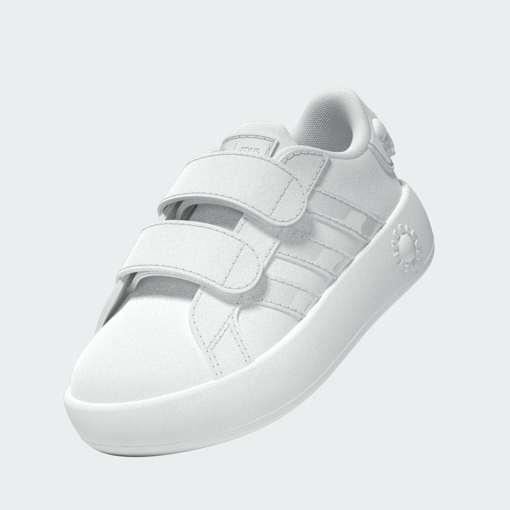 adidas Sportswear Klettschuh »ADIDAS STAR WARS KIDS GRAND COURT 2.0 SCHUH«, Design auf den Spuren des adidas Superstar, für Kinder