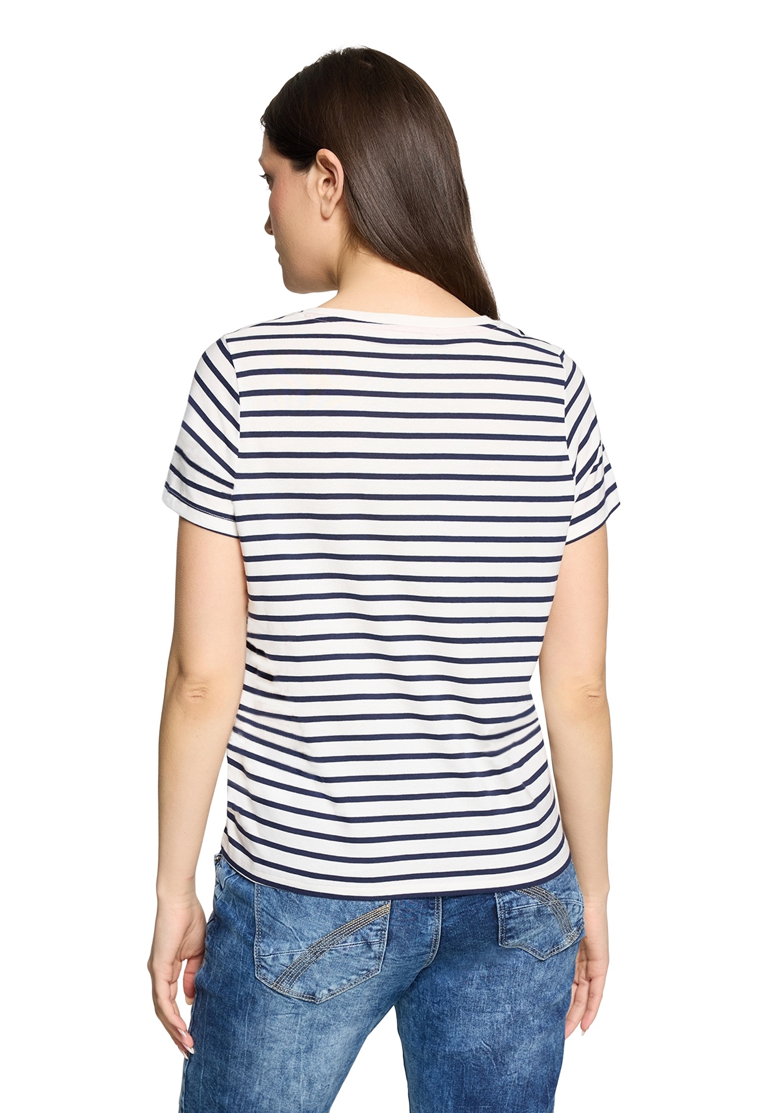 Cartoon Kurzarmshirt »Damen mit Rundhalsausschnitt« 1