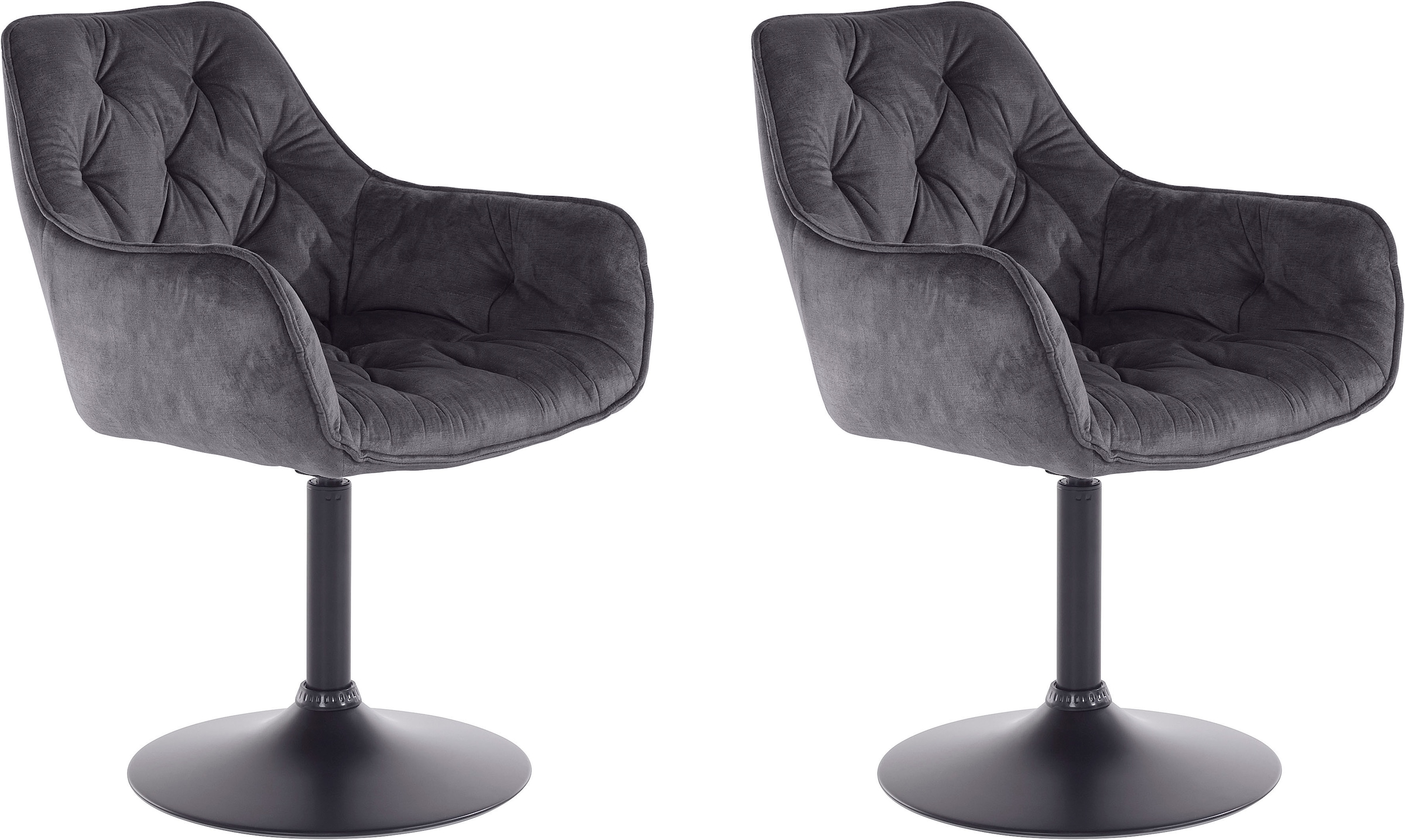 HELA Esszimmerstuhl "BIRTE" (Set) 2 Stk. Velours Drehfunktion, als Einzelst günstig online kaufen