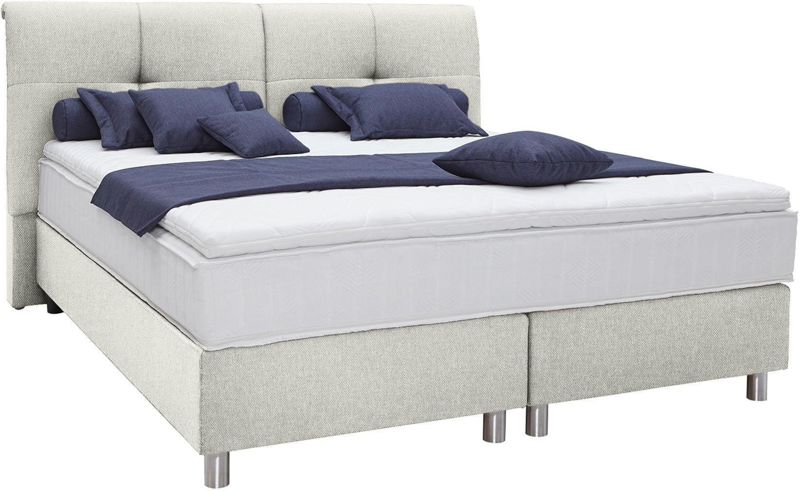 ADA trendline Boxspringbett »Fara«, mit getuftetem Kopfteil