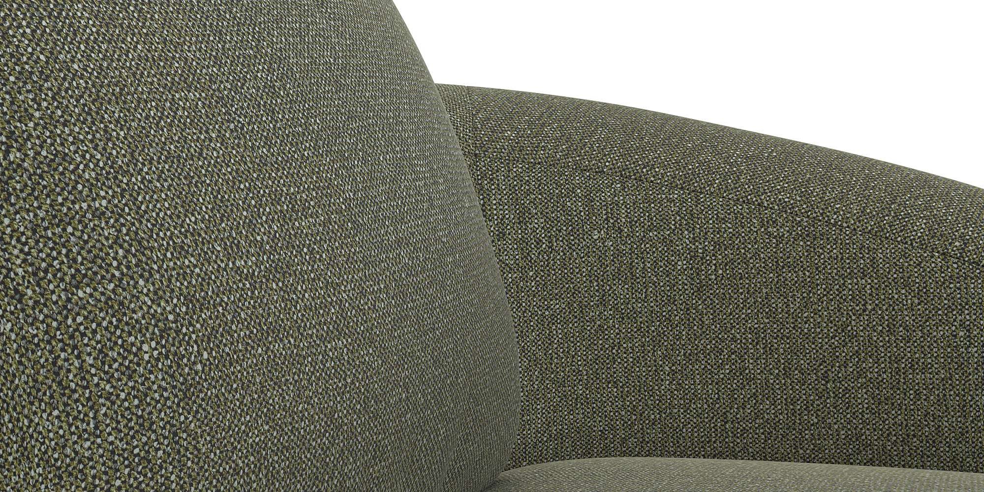 FLEXLUX Wohnlandschaft »Torino, rund, L-Form, Sofa-Ecke mit Recamiere, Longchair-Sofa«, Modernes, organisches Sofa-Design, Kaltschaum, Wellenunterfederung
