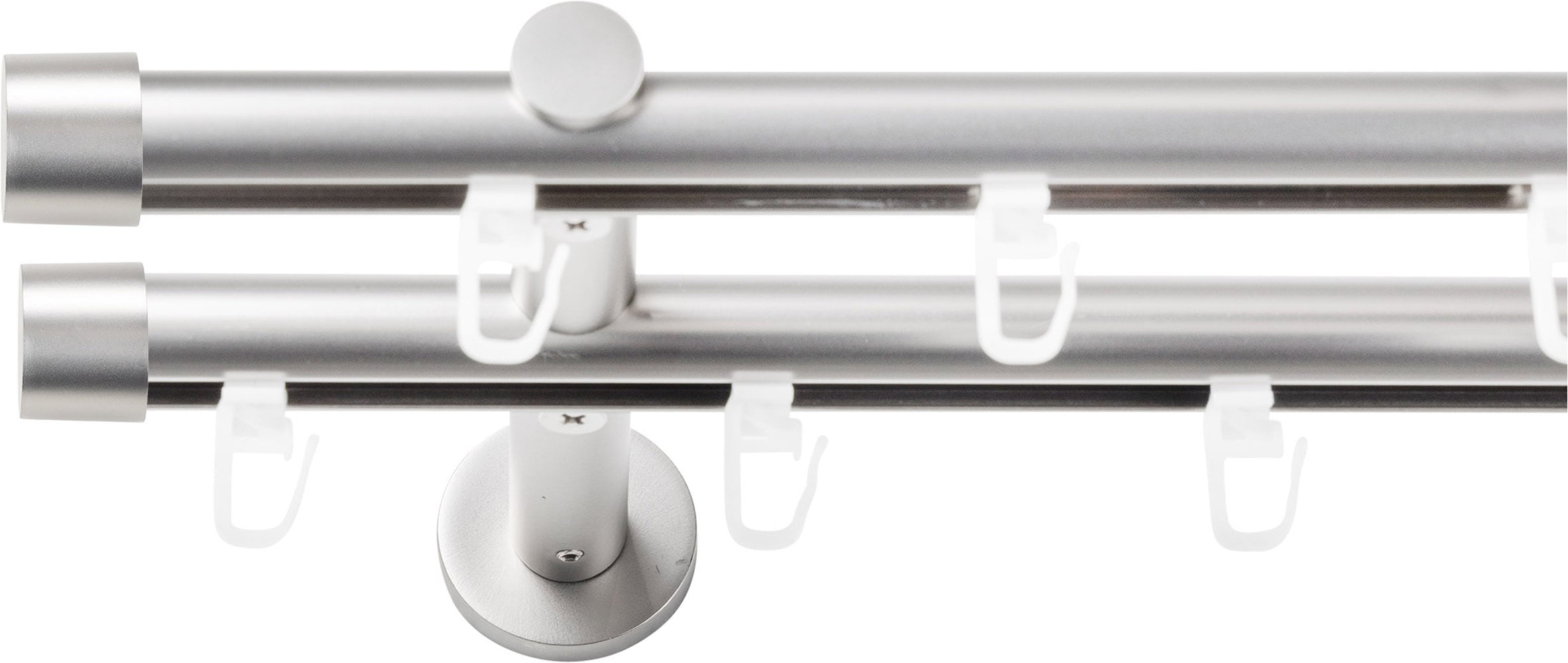 SN DECO GROUP Gardinenstange Ø 19 mm 2 läufig-läufig Fixmaß;kürzbar