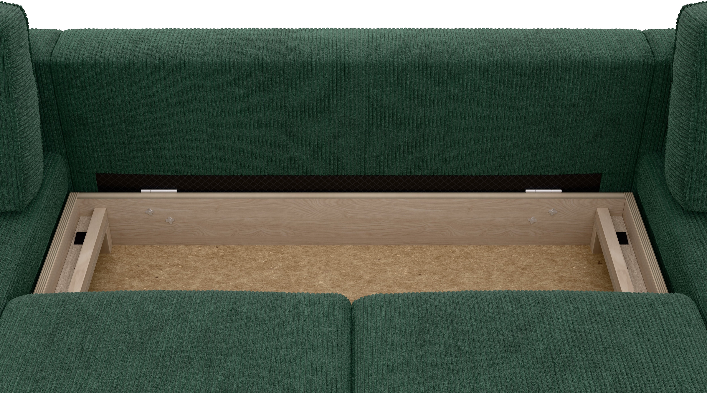 Home affaire Wohnlandschaft »Booster Couch wahlweise mit Schlaffunktion und Bettkasten-auch in Cord«, Sofa in U-Form, Breite 305 cm