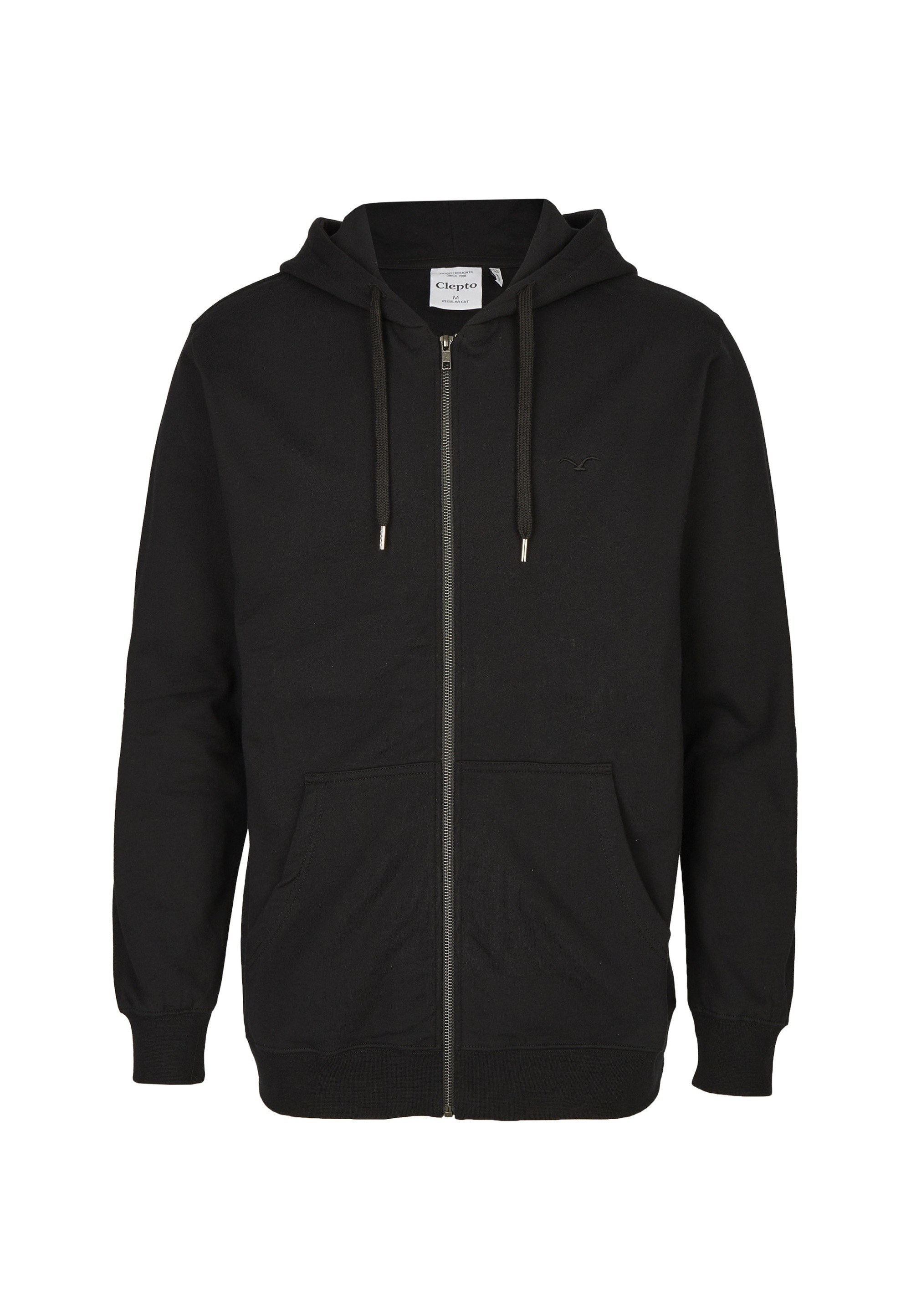 Cleptomanicx Sweatjacke »Ligull« mit kleiner Möwenstickerei