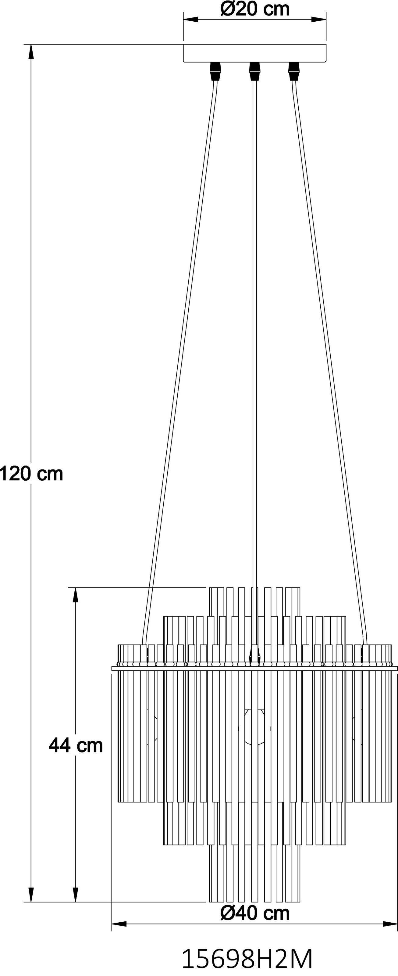 GLOBO LIGHTING Hängeleuchte »GORLEY« E14 1 Stk. Hängelampe goldfarben Glasstäbe opal klar verlaufend elegant