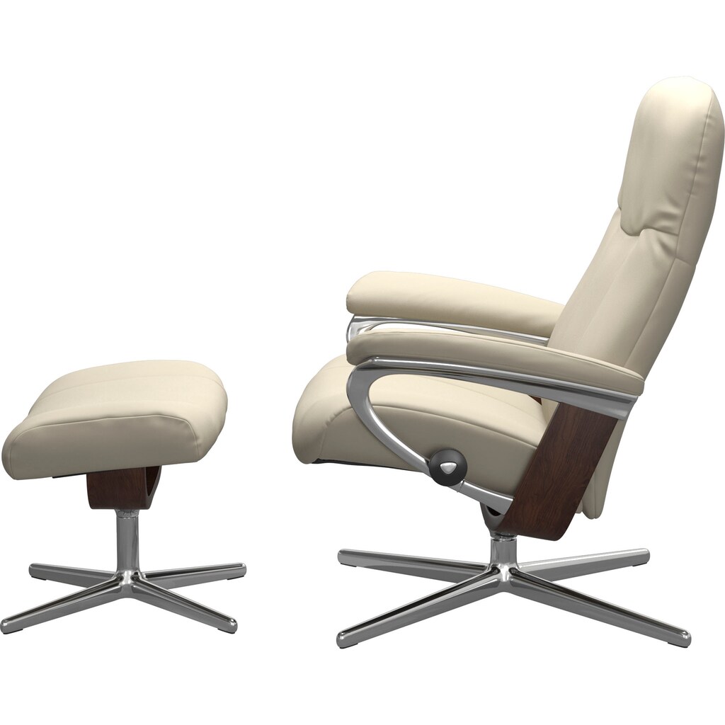 Stressless® Relaxsessel »Garda«, (Set, Relaxsessel mit Hocker)