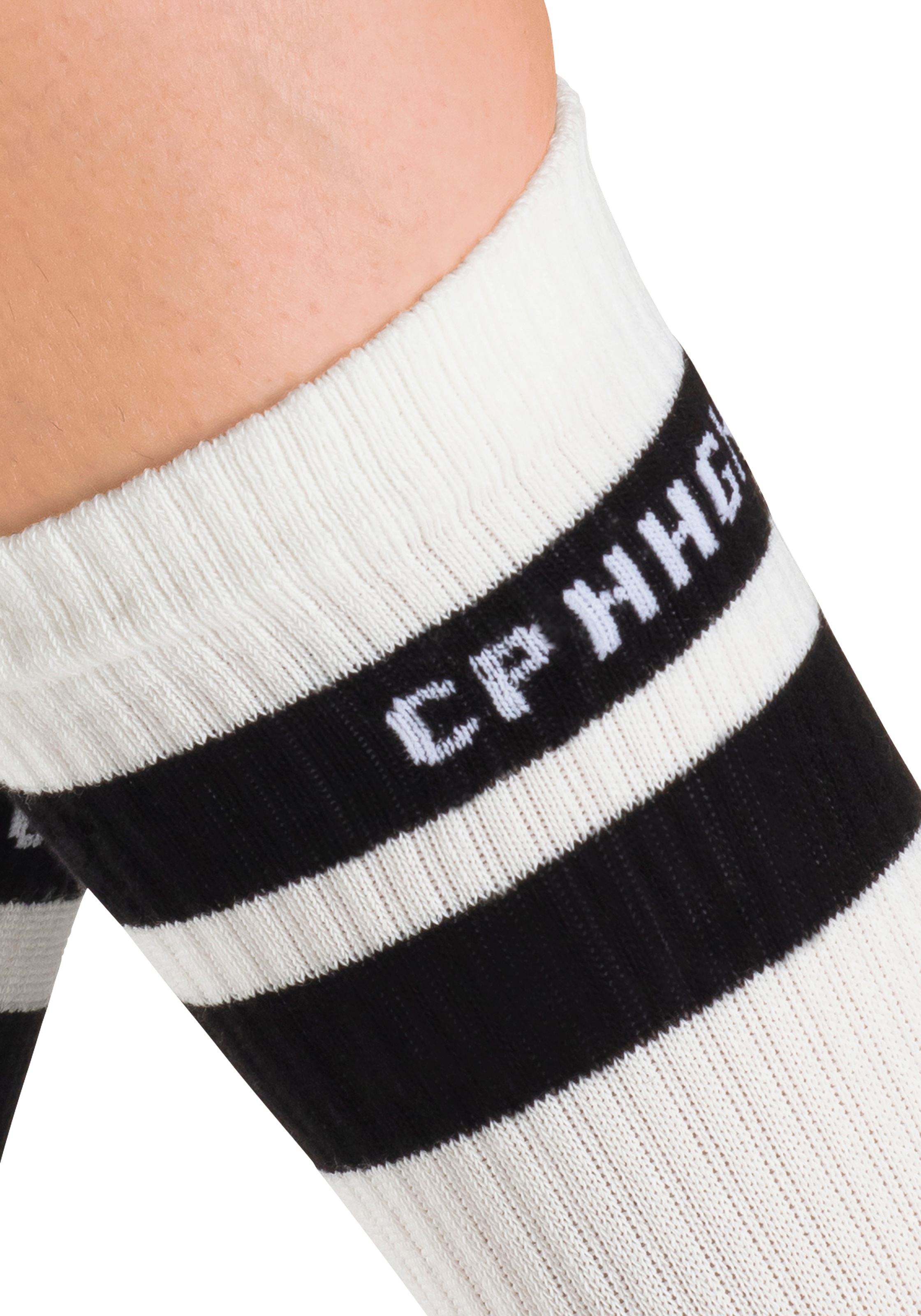 Copenhagen Studios Tennissocken, (Packung, 3 Paar), mit Streifendesign und Vollfrottee