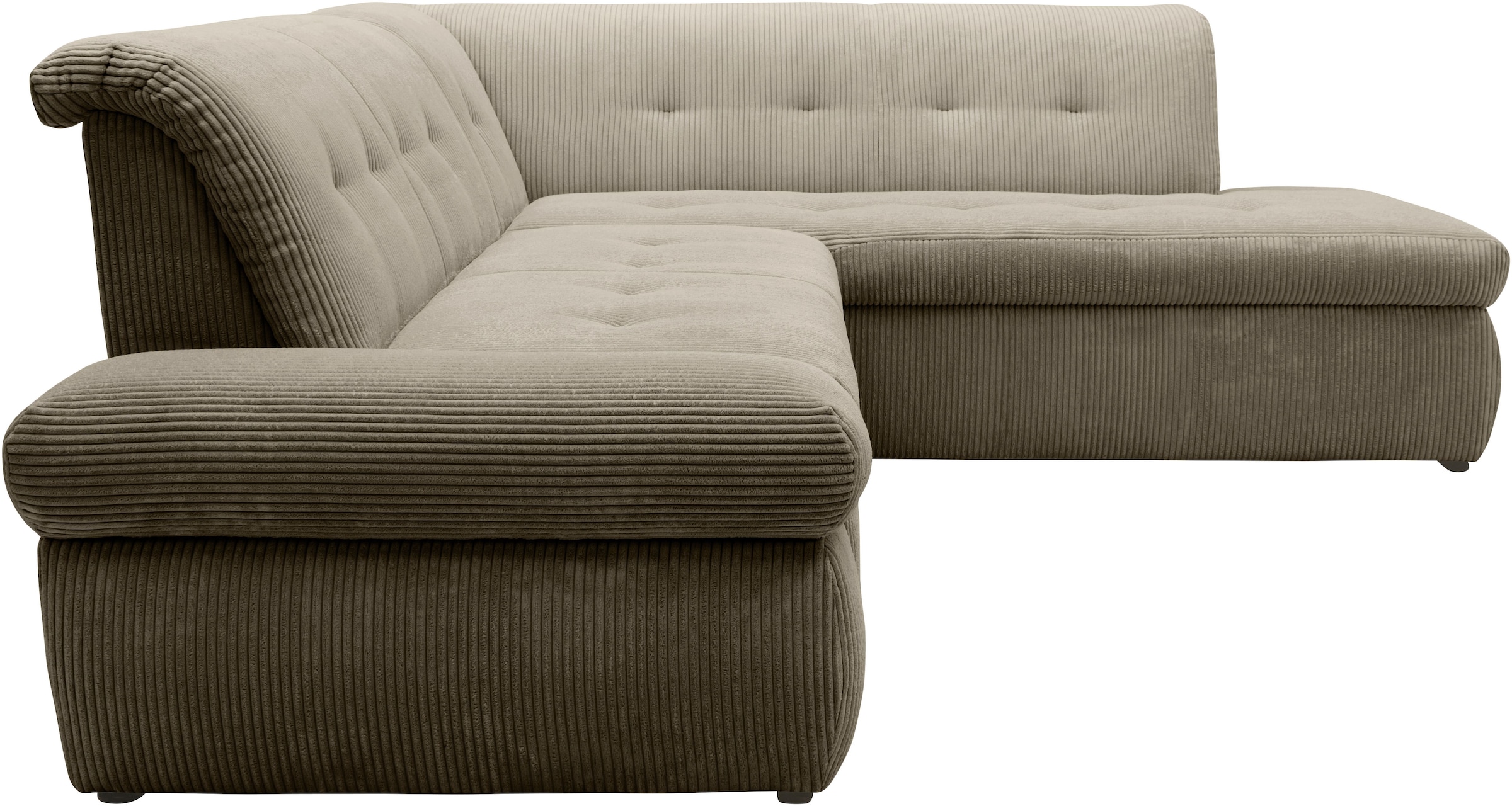 DOMO collection Ecksofa "Moric L-Form", wahlweise mit Bettfunktion und Arml günstig online kaufen