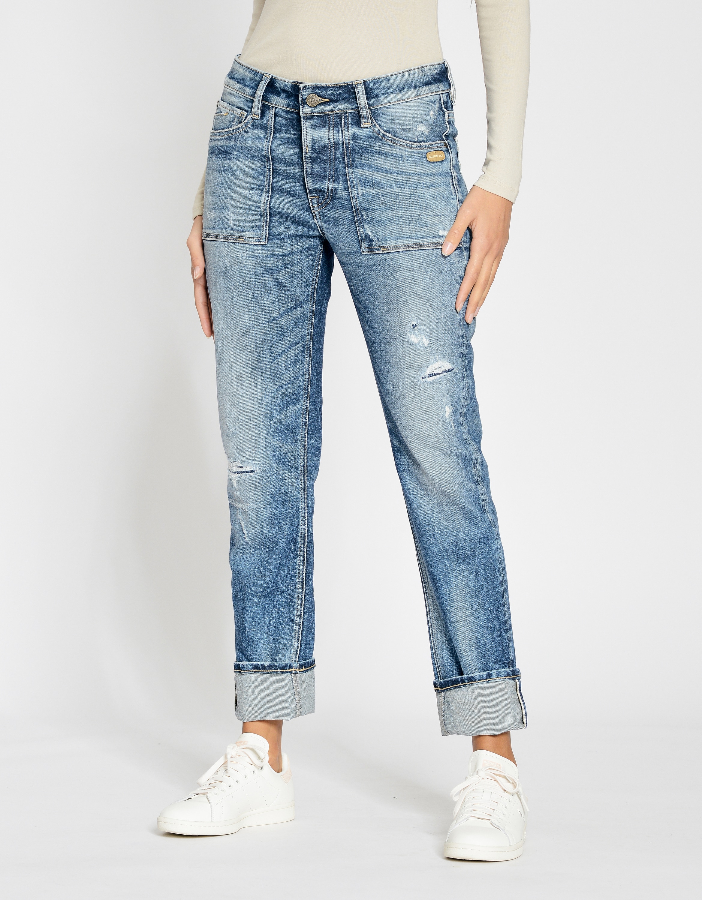 GANG Boyfriend-Jeans "GANG Jeans Boyfriend 94NICA WORKER" günstig online kaufen
