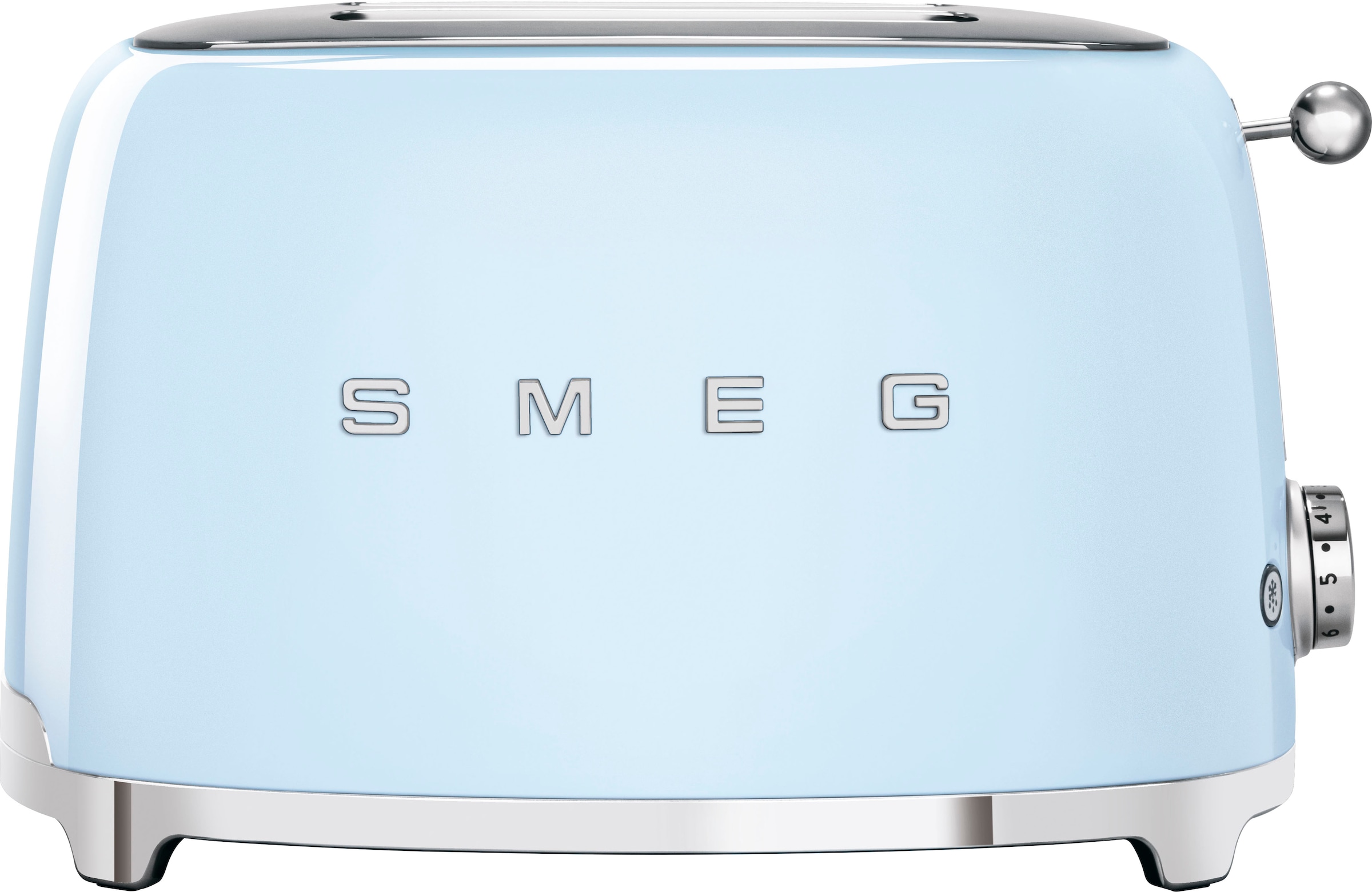 Smeg Toaster "TSF01PBEU", 2 kurze Schlitze, für 2 Scheiben, 950 W