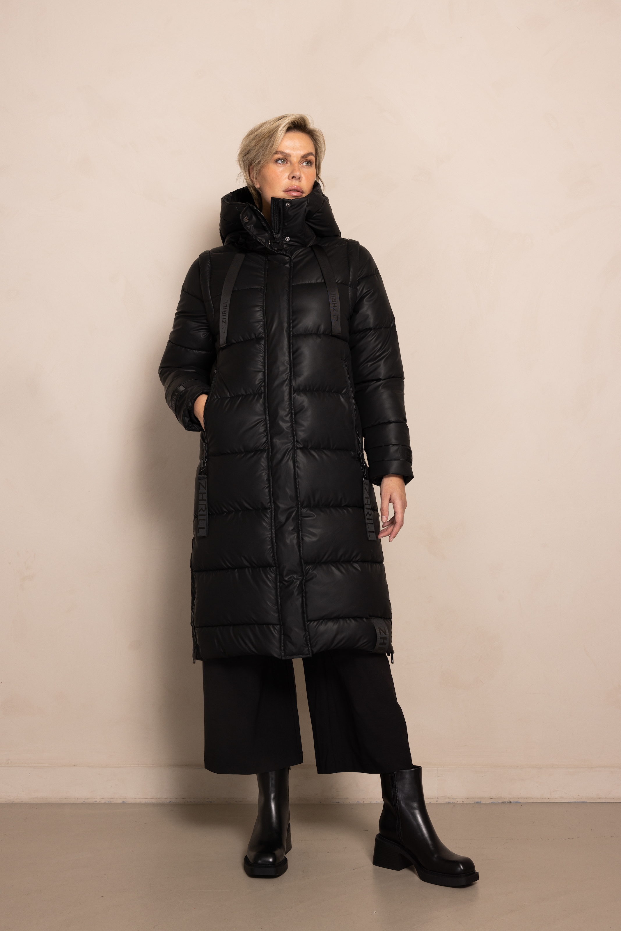 Zhrill Steppmantel »2 in 1 Mantel und Weste« Kapuze abnehmbar