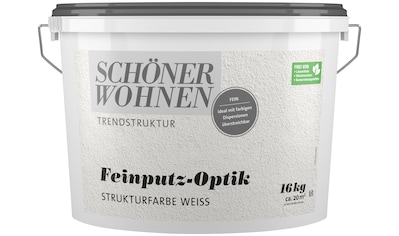 SCHÖNER WOHNEN FARBE Wand- und Deckenfarbe »TRENDSTRUKTUR Feinputz-Optik fein«