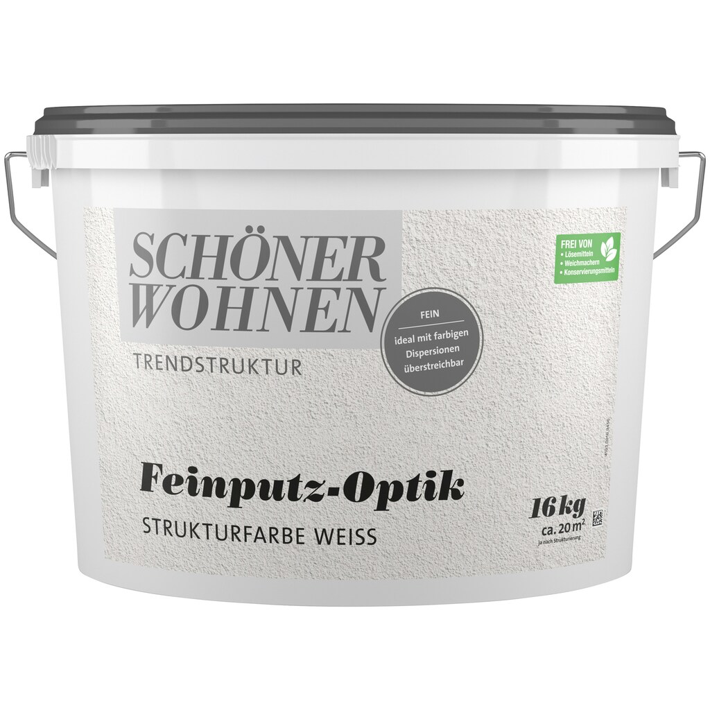 SCHÖNER WOHNEN FARBE Wand- und Deckenfarbe »TRENDSTRUKTUR Feinputz-Optik fein«