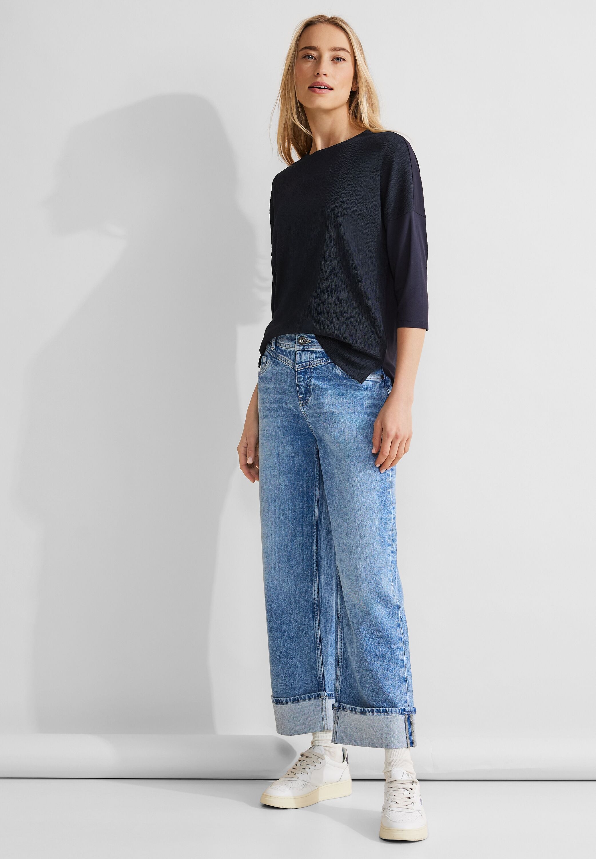 STREET ONE 3/4-Arm-Shirt, mit 3/4 Ärmeln