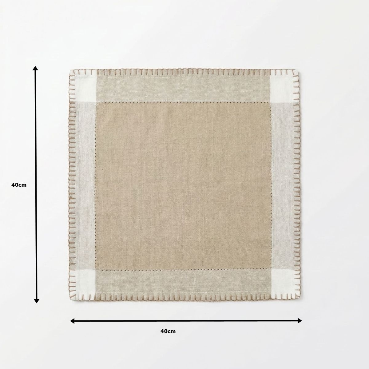 Home affaire Serviettenhalter »Serviette in beigetöne 6erSet«
