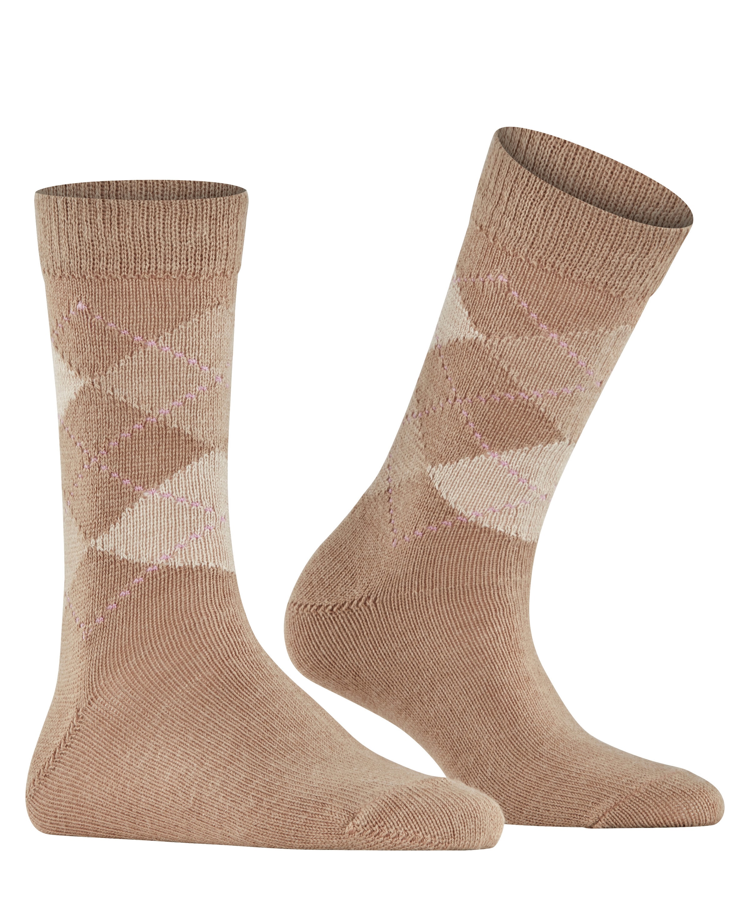 Burlington Socken »Whitby« Einheitsgröße 36-41, Argyle-Muster, weiche Haptik