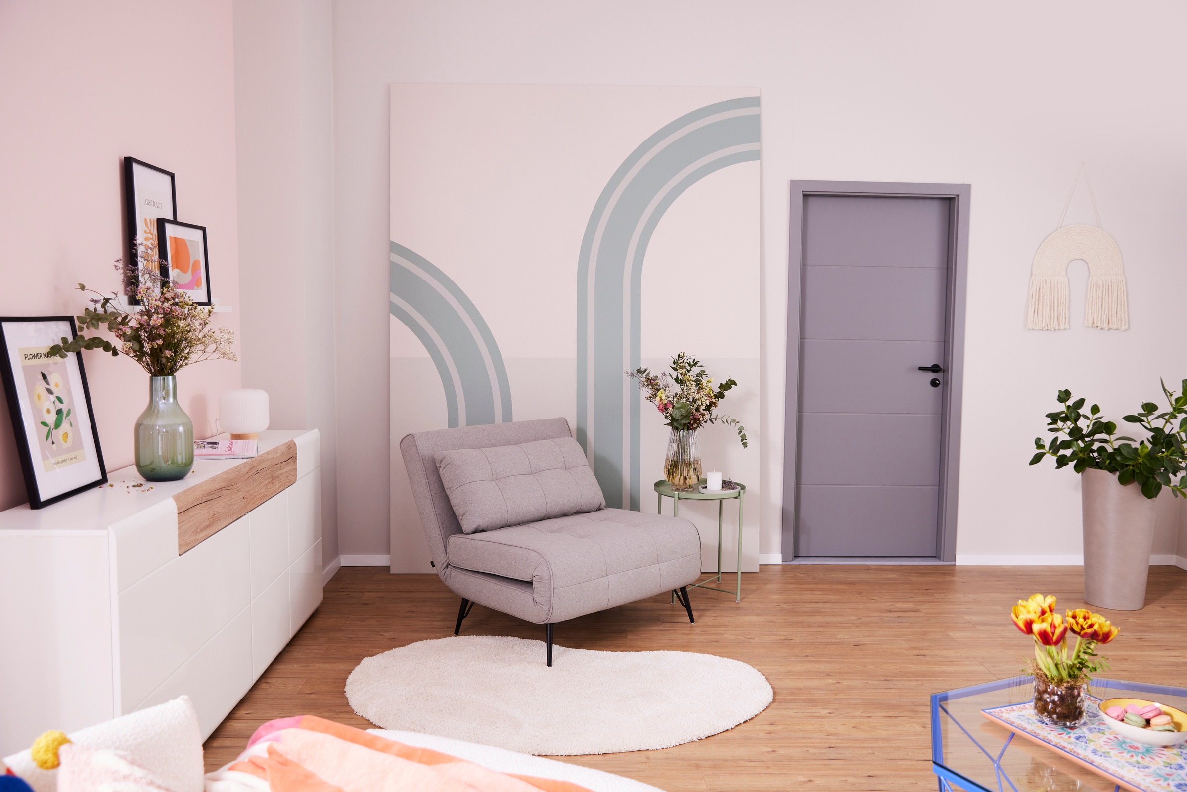 Thumbnail - Komar Fototapete "Digitaldruck Vlies - loop - Größe 200 x 280 cm" bedruckt glatt Wohnzimmer, Schlafzimmer