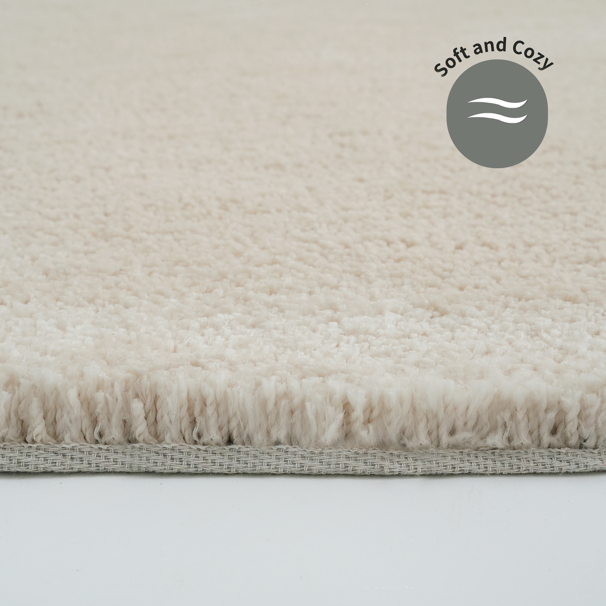 LeGer Home by Lena Gercke Hochflor-Teppich »Halrum, einfarbig,«, organische Form