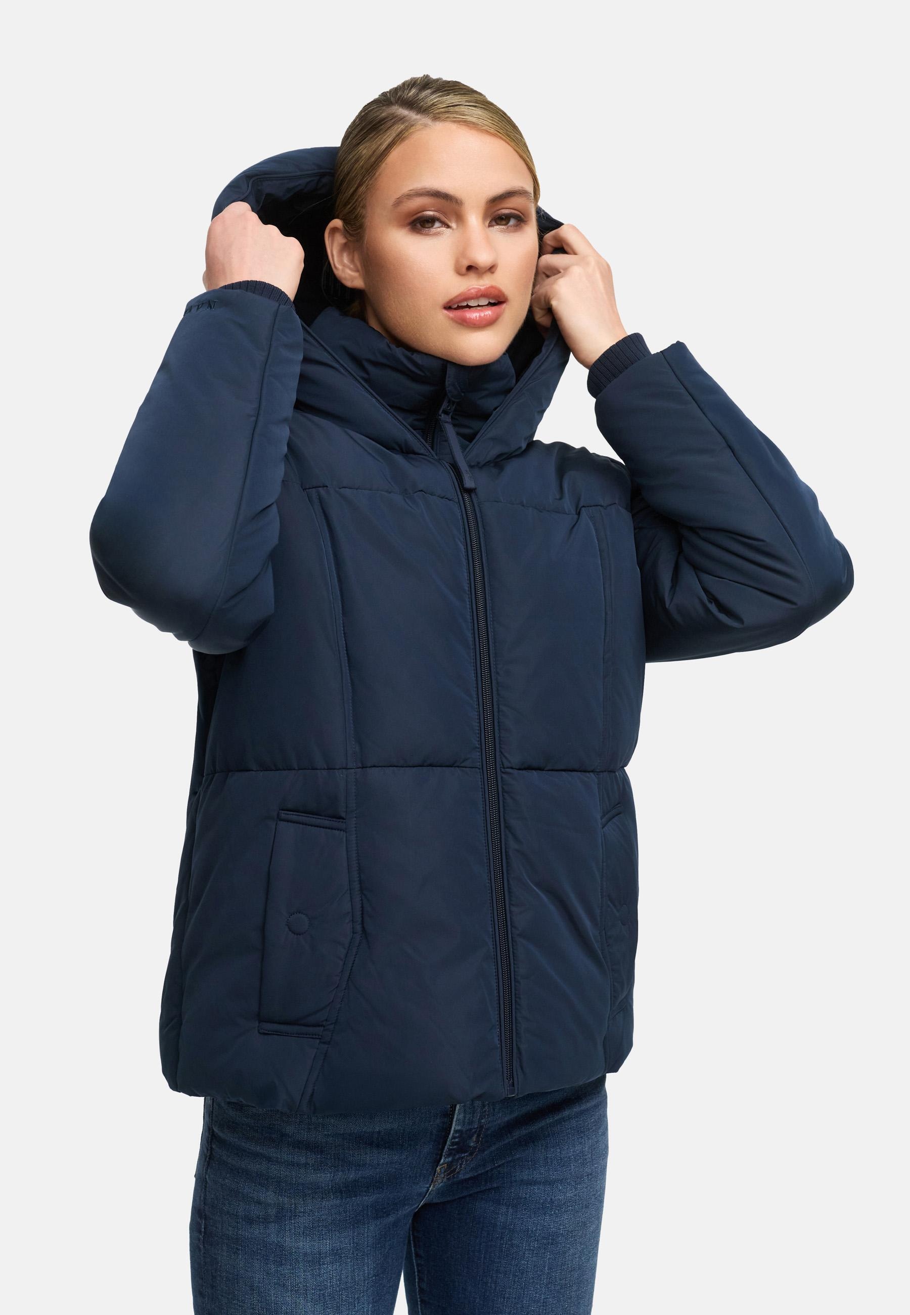 Navahoo Winterjacke »Flüsterfee 14«, mit Kapuze, Winter Steppjacke mit Kapuze