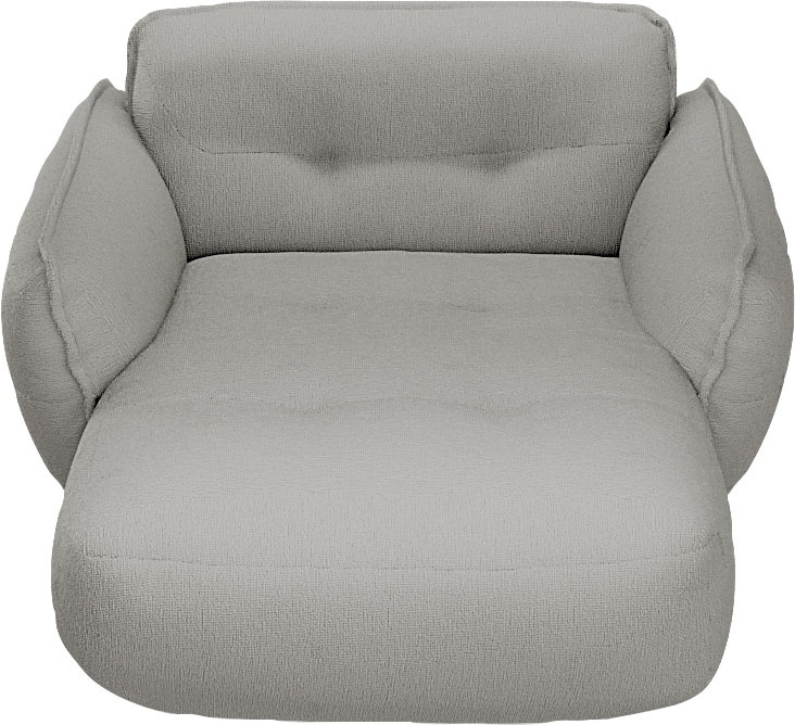 BETYPE Chaiselongue »Be Fluffy«, Softes Sitzgefühl, moderne Kedernaht, hochwertiger Bezug