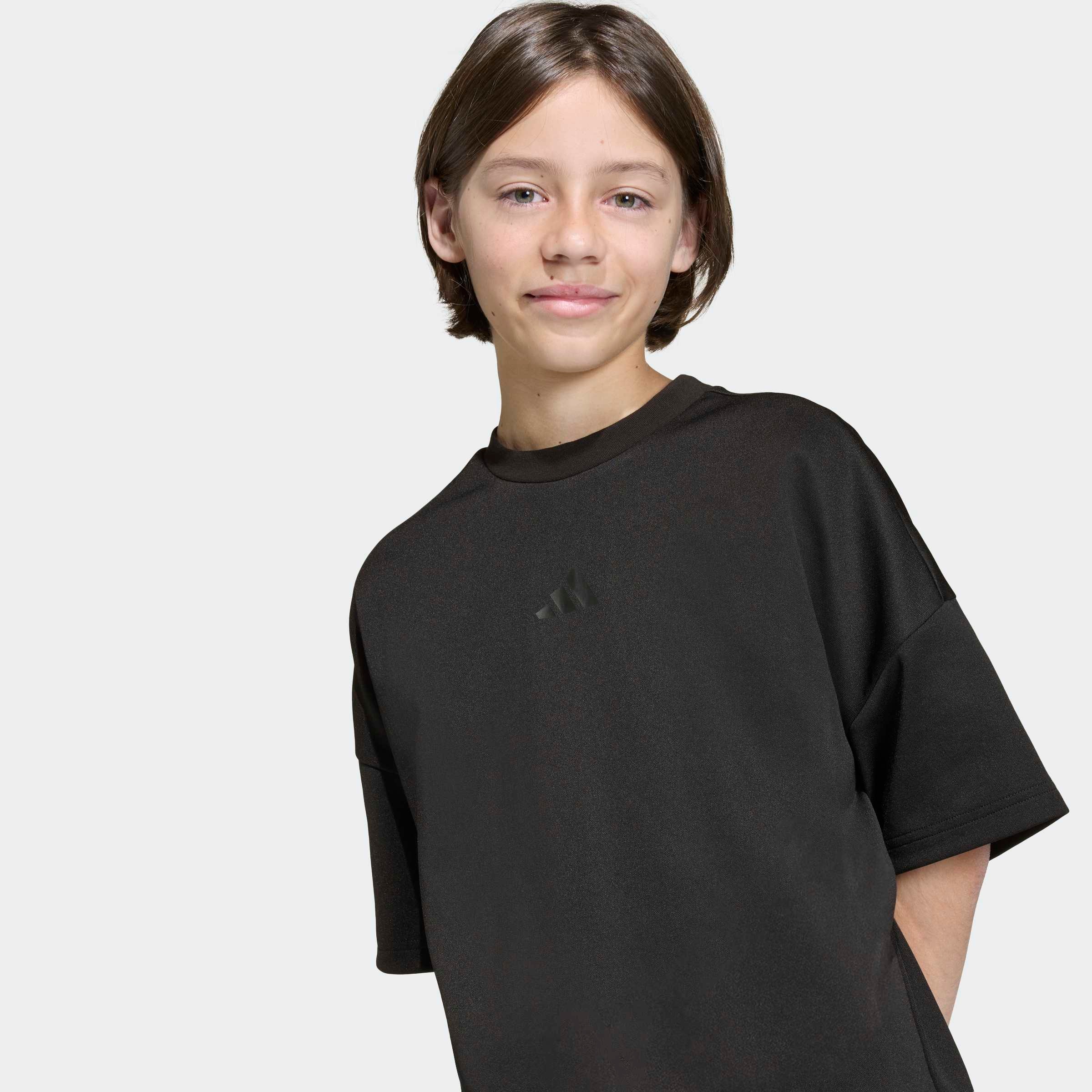 adidas Sportswear T-Shirt »J FI OVSZ TEE« für Kinder, mit Rundhalsausschnitt, ohne Verschluss, aus Baumwolle