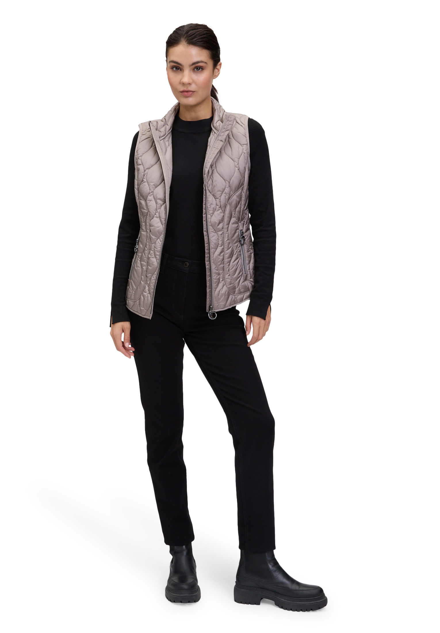 Betty Barclay Strickweste »Betty Barclay Damen Steppweste mit Stehkragen«