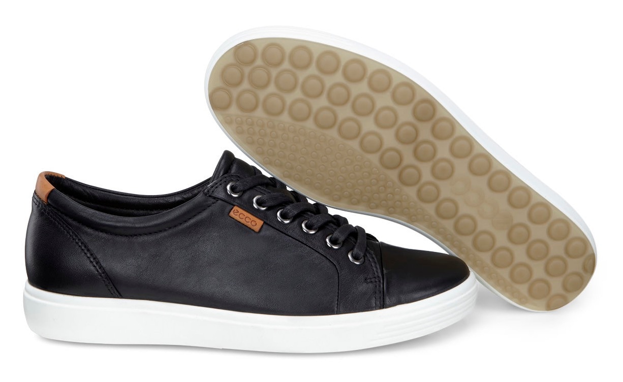 Ecco Sneaker »SOFT 7 W«, mit Label, Freizeitschuh, Halbschuh, Schnürschuh, schmale Form