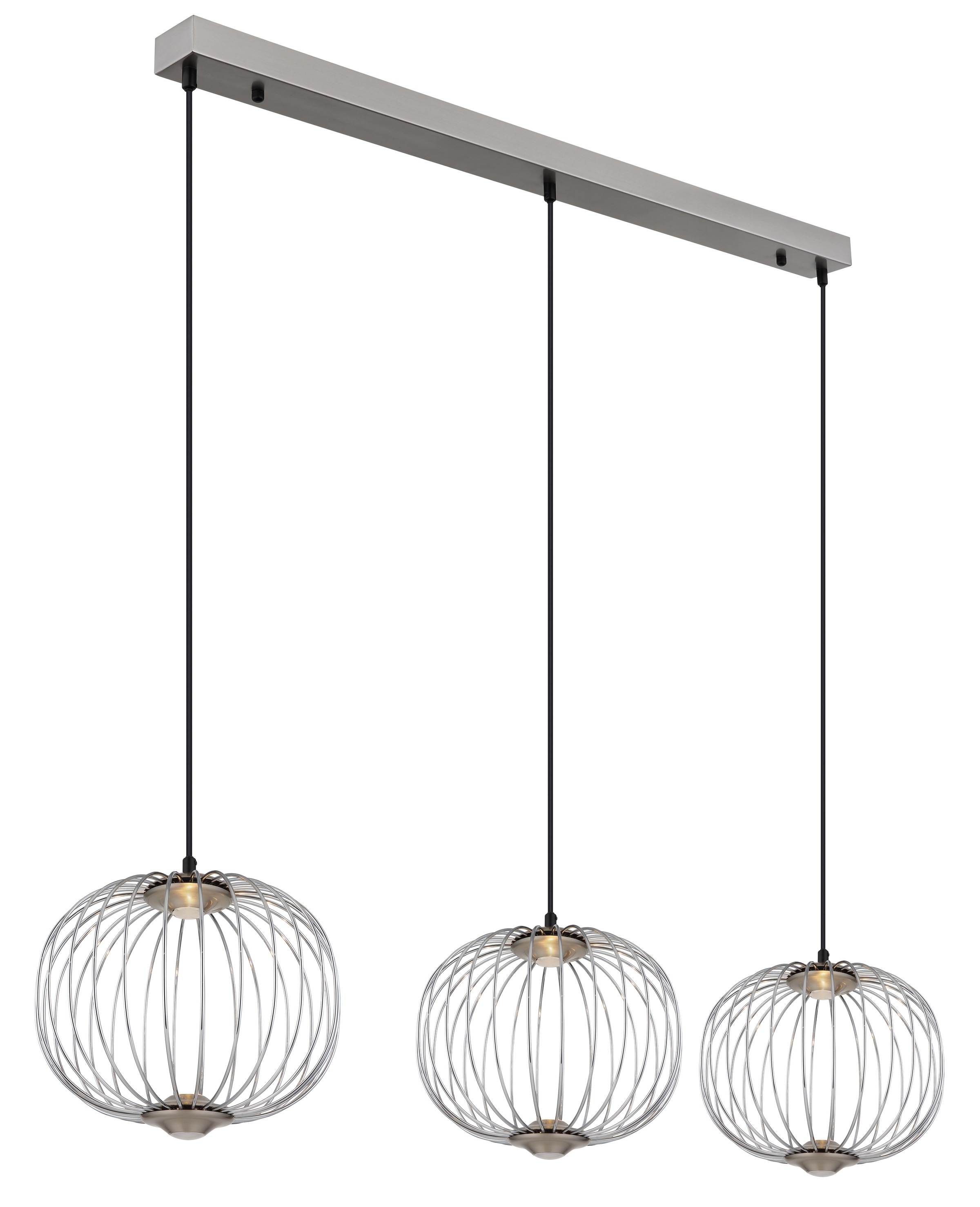 GLOBO LIGHTING LED Pendelleuchte »GALWAY«, Leuchtmittel LED-Modul | LED fest integriert, Hängelampe/Hängeleuchte/Wohnzimmer/Esszimmer/Esstisch/rund