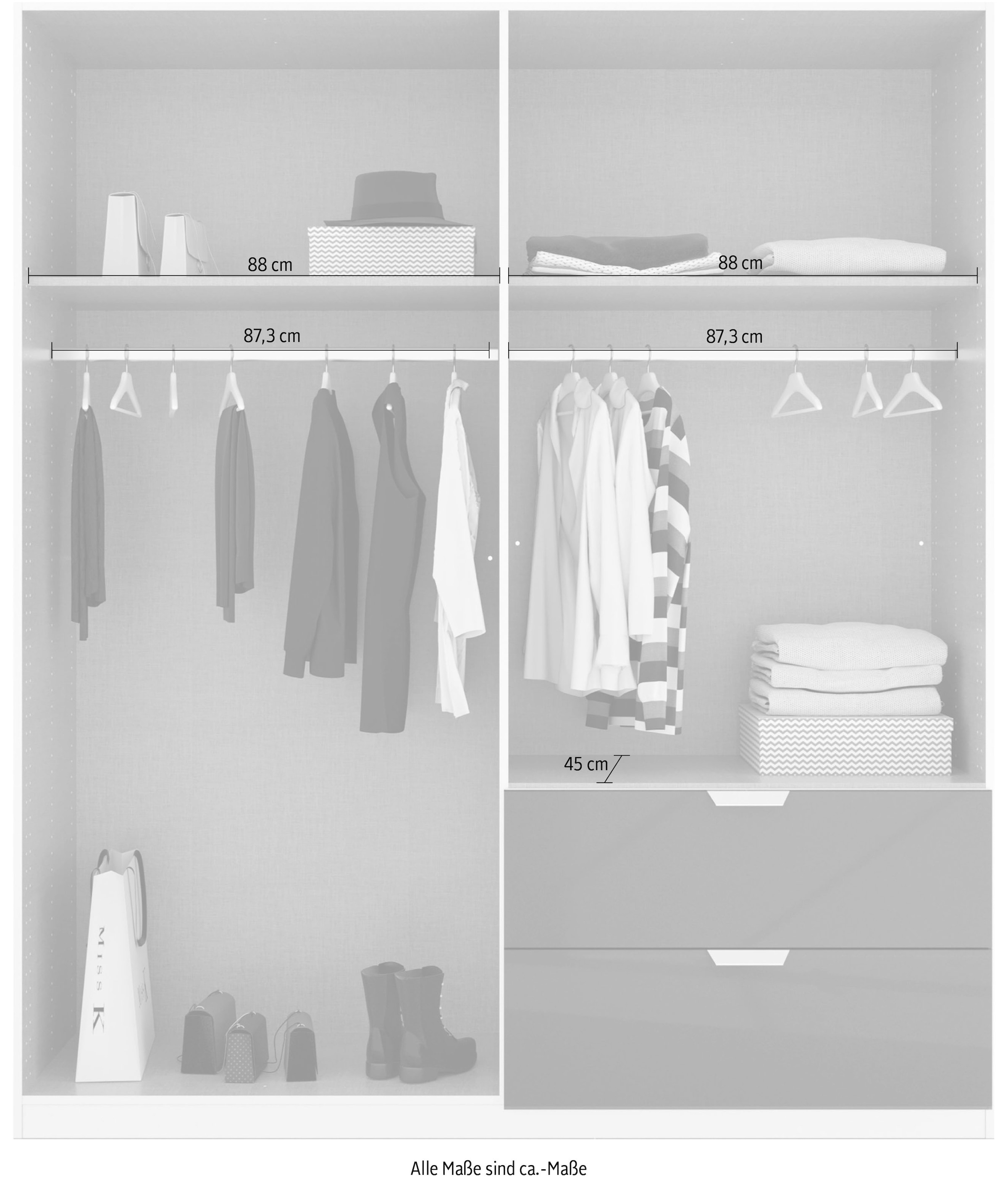 rauch Drehtürenschrank »Glamour by Quadra Spin«