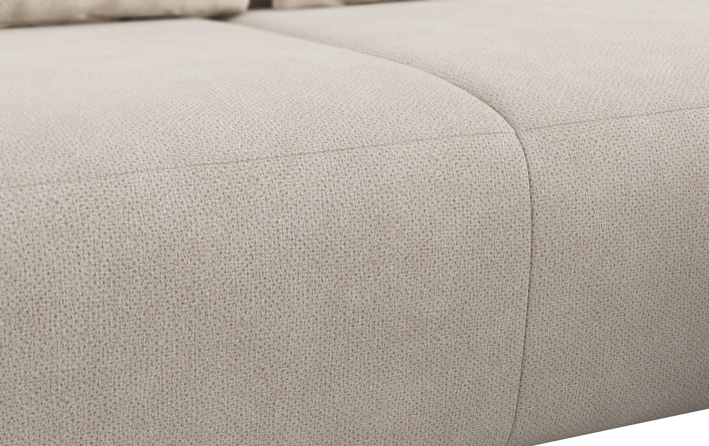 COTTA Ecksofa »Side L-Form, mit Kopfteilverstellung & 3 Nierenkissen«, optional motorische Sitztiefenverstellung