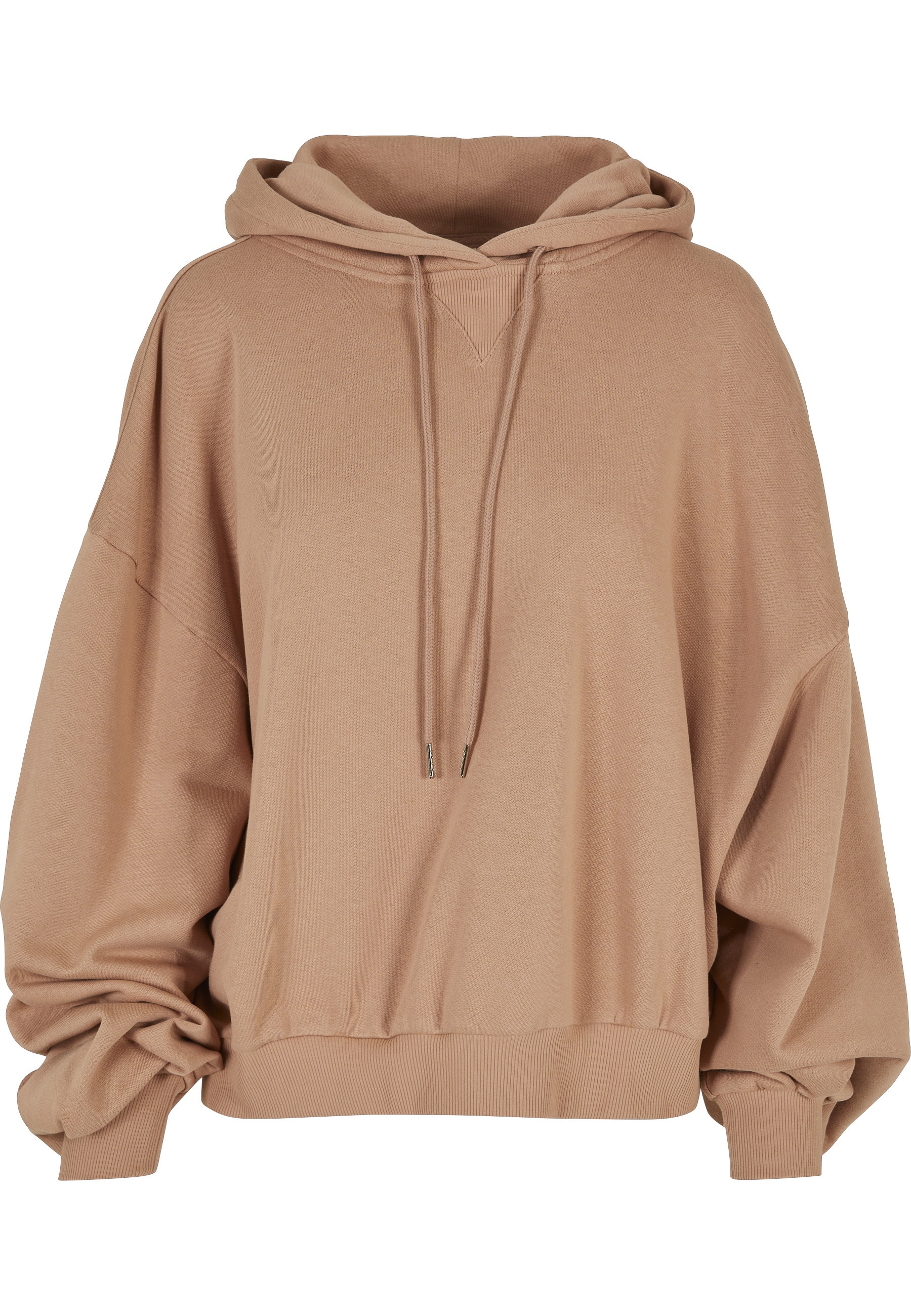 URBAN CLASSICS Rundhalspullover "Urban Classics Damen Ladies Organic Oversized Terry Hoody" 1 Stk.