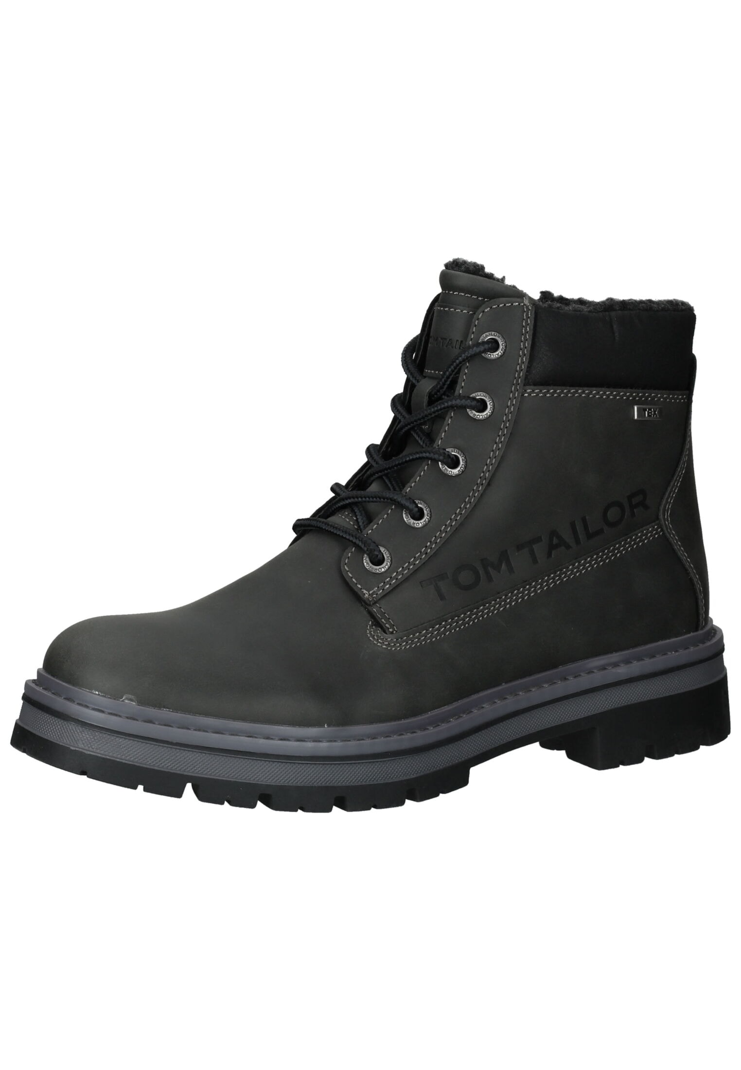 TOM TAILOR Schnürstiefel "Tom Tailor Stiefelette Lederimitat" günstig online kaufen
