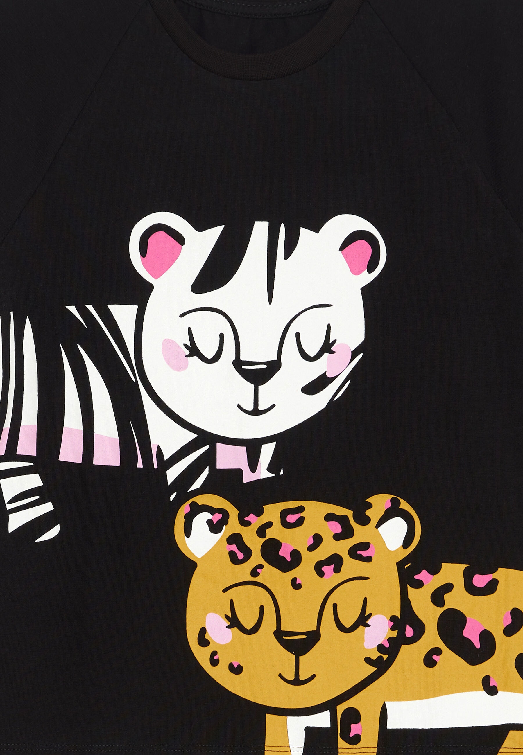 Denokids Hausanzug »Leo & Zebra«, mit Animal-Aufdruck