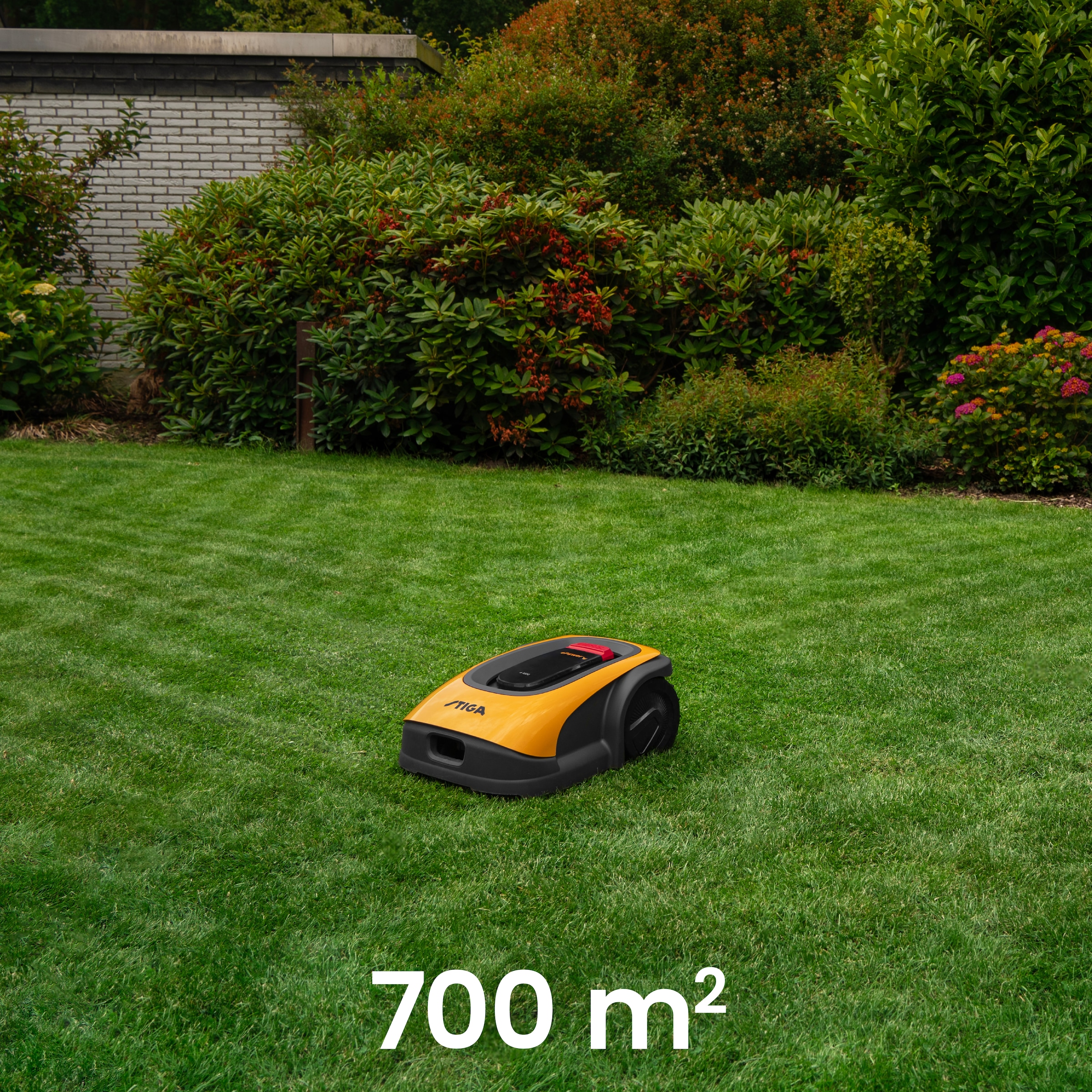 STIGA GARDEN Rasenmähroboter »A 500«, kabellos, für Rasenflächen bis 700 m², kostenlose Konnektivität