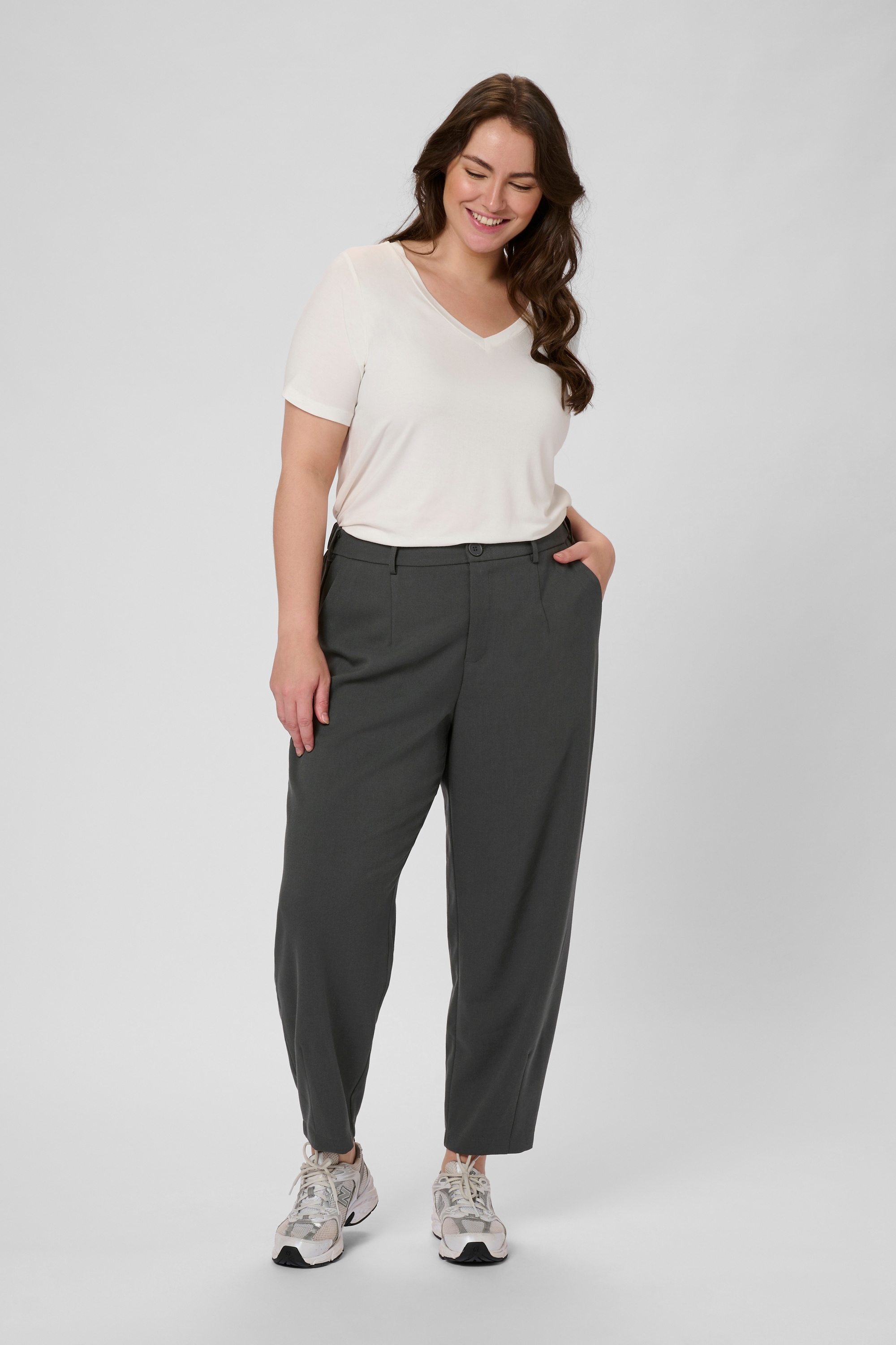 KAFFE Curve Marlene-Hose »Damen Anzughose KCMERLA«