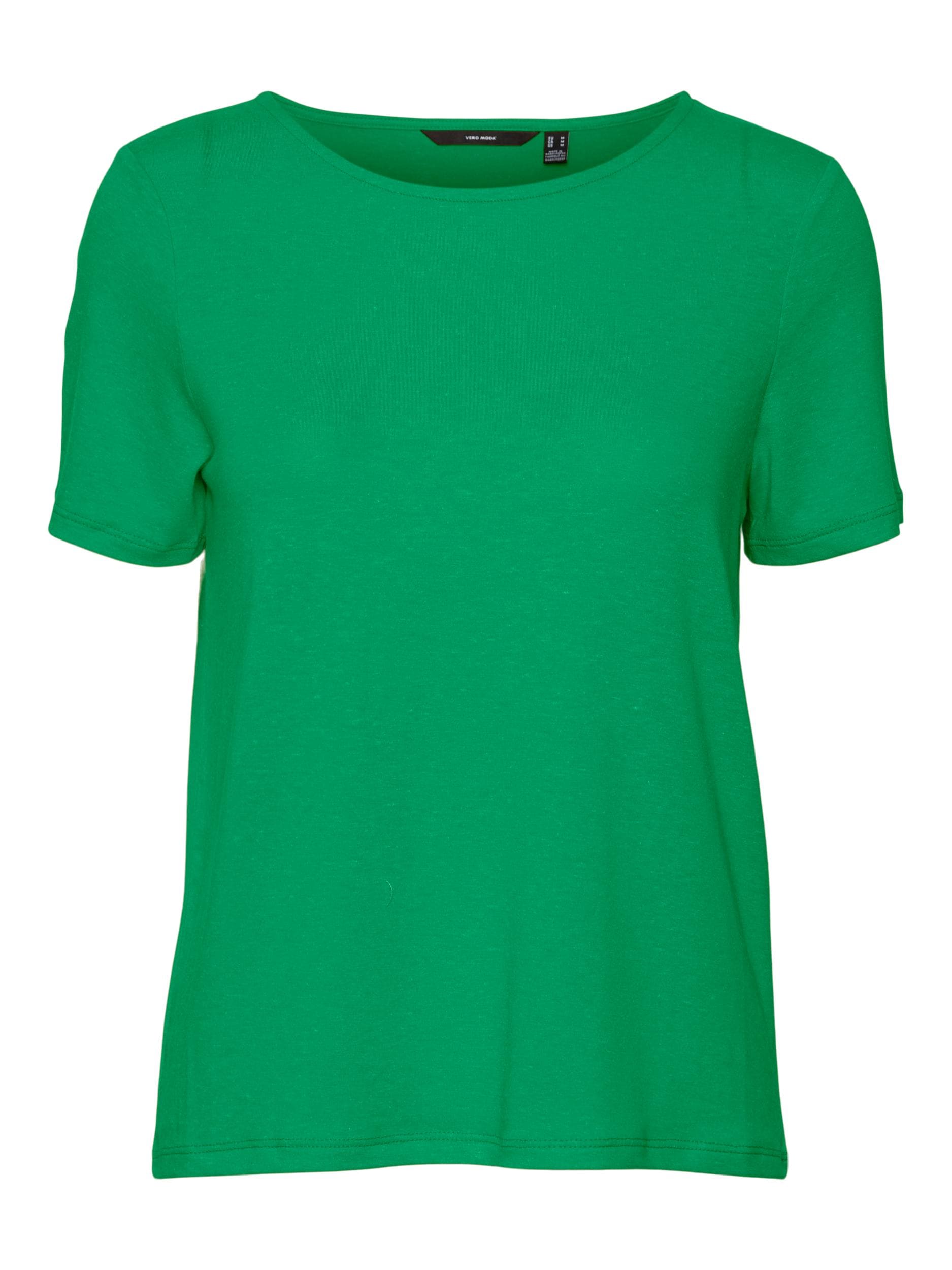 Vero Moda Kurzarmshirt »VMMARIJUNE SS LINEN TOP JRS« für bestellen | BAUR | T-Shirts