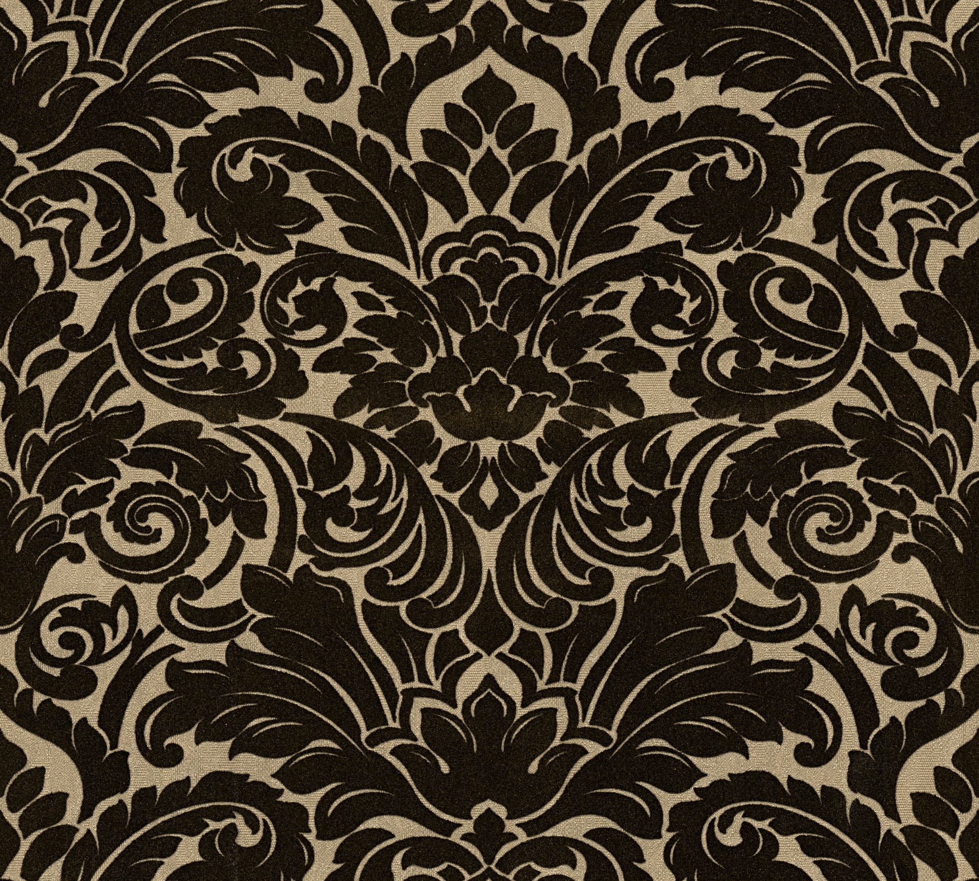 Architects Paper Vliestapete "Castello" Barock Gemustert Ornamental Beflockt Ornament Tapete Barock Tapeten Wohnzimmer Schlafzimmer Küche Design