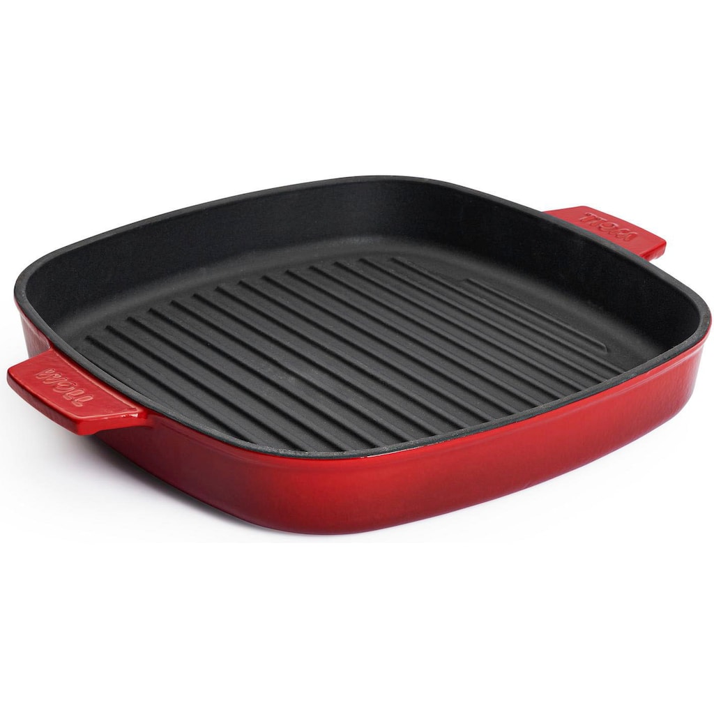 WOLL Grillpfanne »Iron«, Gusseisen, (1 tlg.), 28x28 cm, Induktion