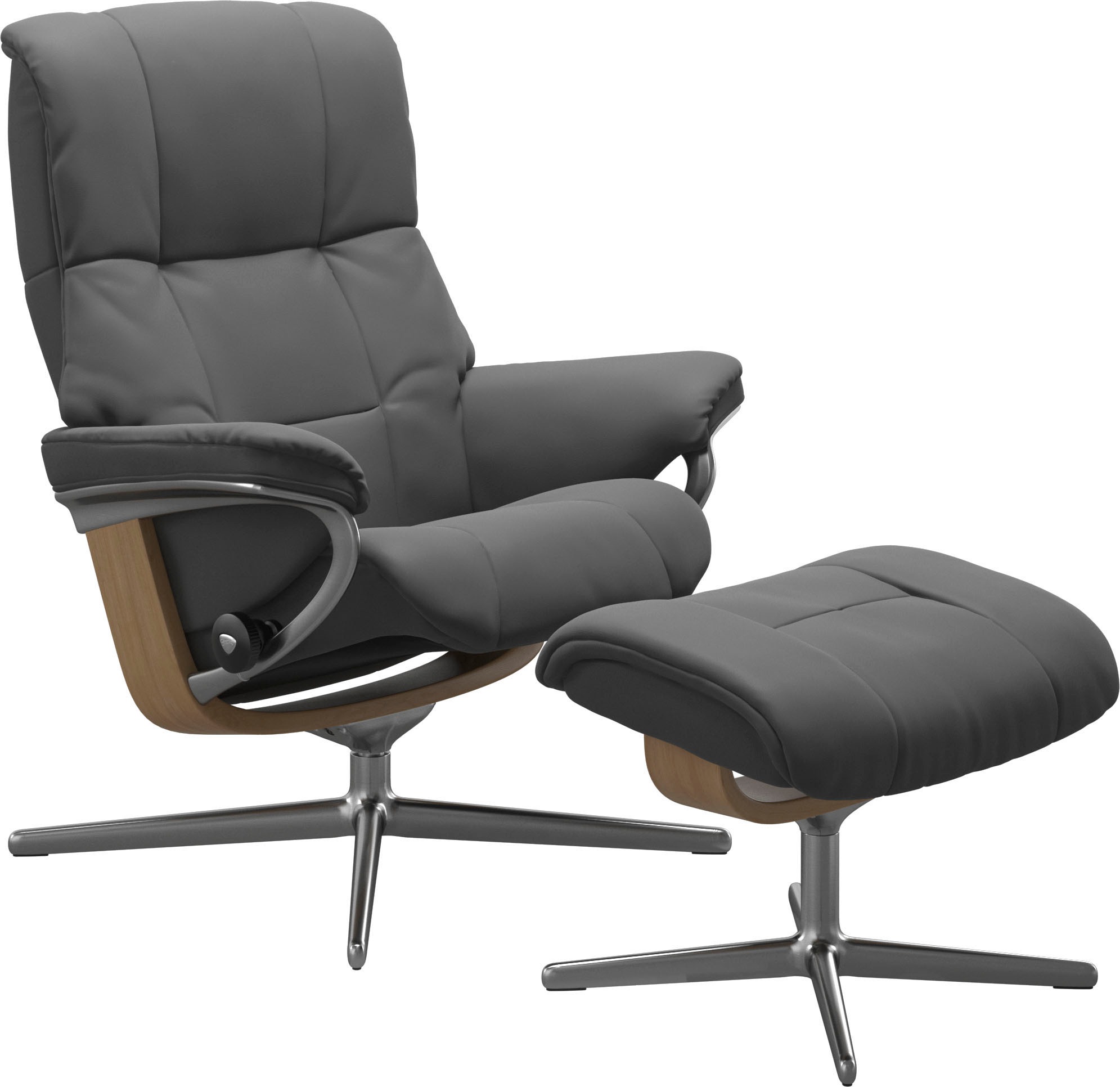 Stressless® Fußhocker »Mayfair«, mit Cross Base, Größe S, M & L, Holzakzent Eiche