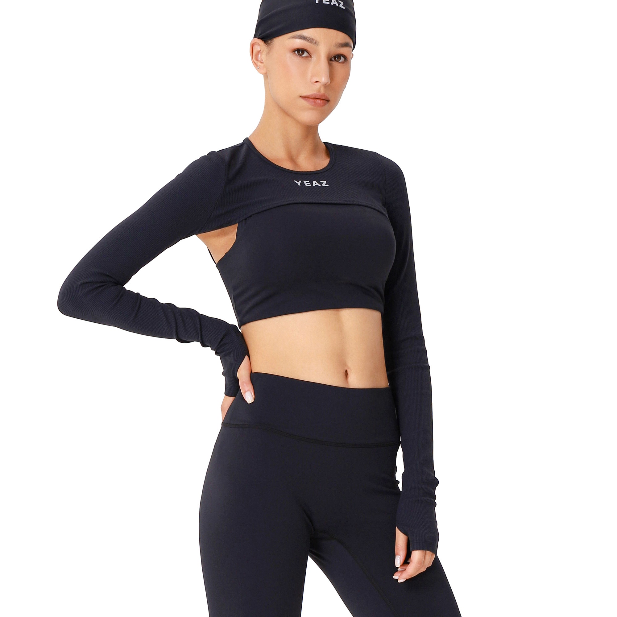 YEAZ Sporttop »Super Crop Top TRUTH«