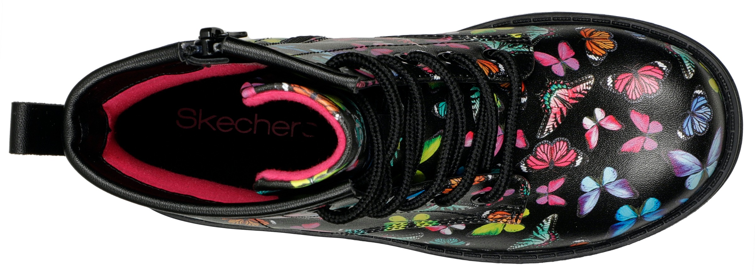 Skechers Kids Schnürboots »LACE UP BOOT« mit Schmetterlingsprint EN9086