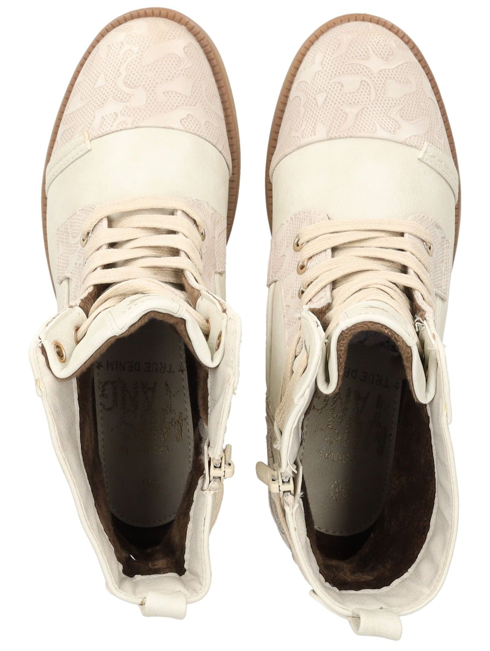 Mustang Shoes Schnürstiefelette »Mustang Shoes Stiefelette Lederimitat«