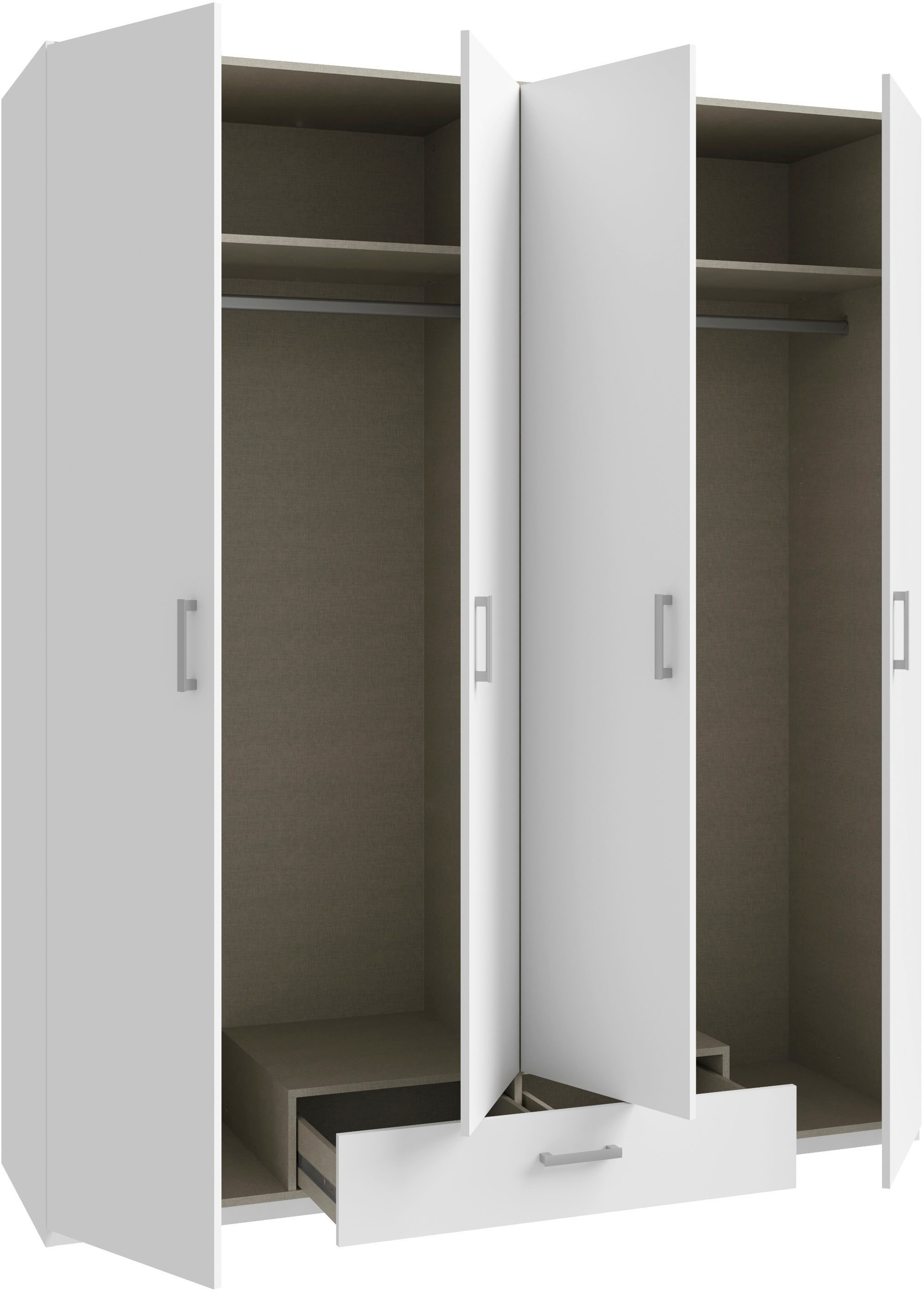 FORTE Drehtürenschrank, Drehtürenschrank, sehr viel Stauraum