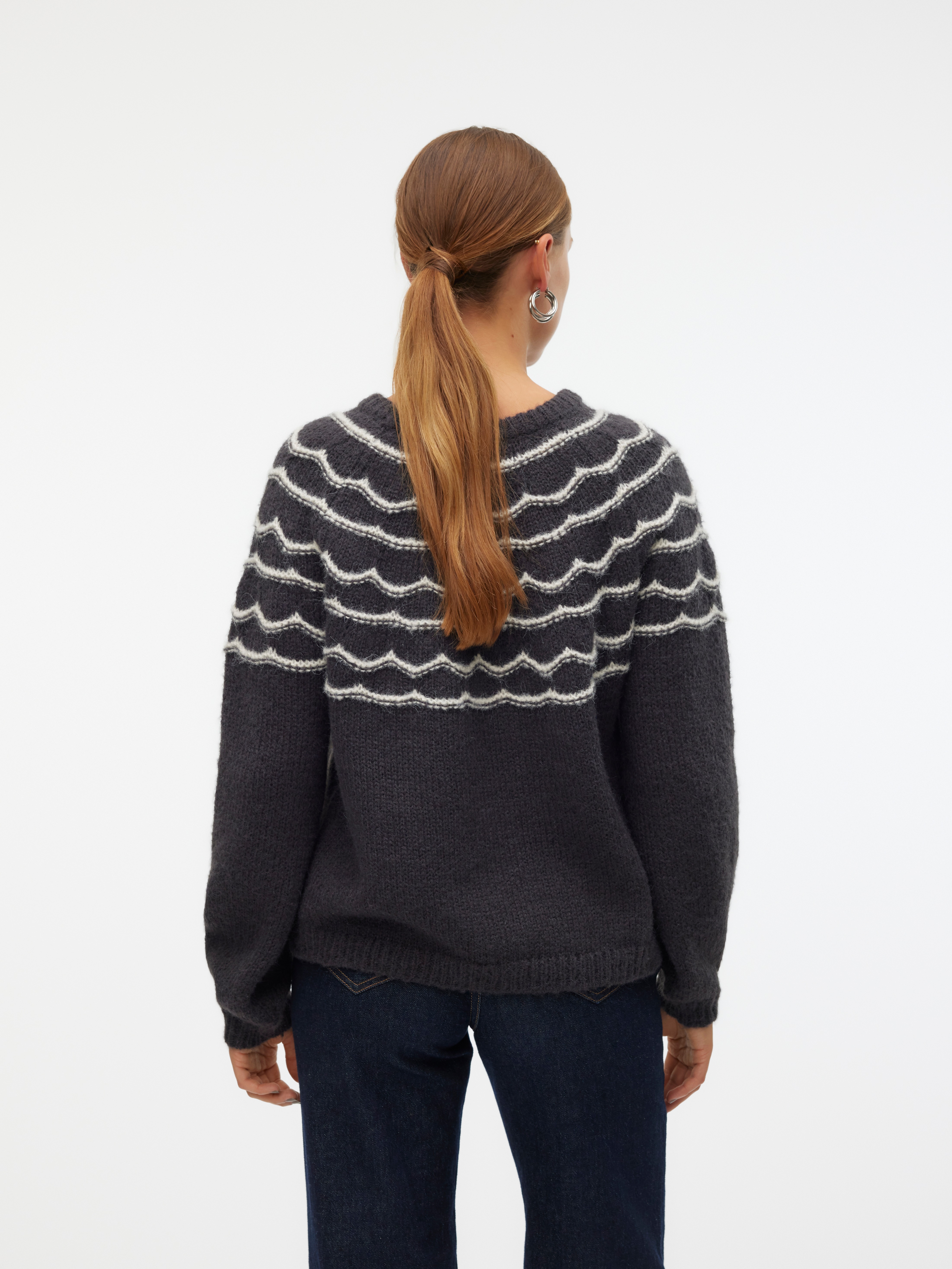 Thumbnail - Vero Moda Rundhalspullover "VMCHARMAINE LS O-NECK PULLOVER GA BOO"