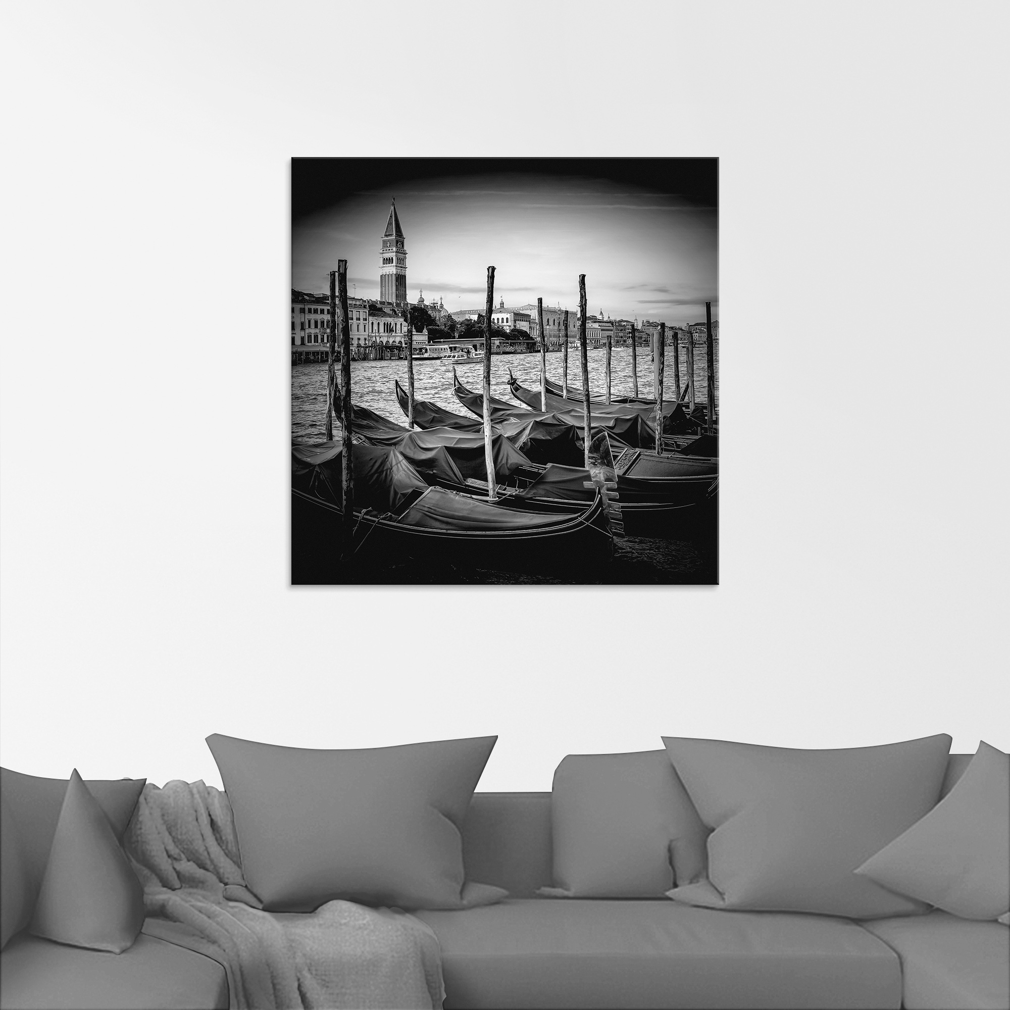 Artland Glasbild "Venedig Canal Grande & Markusturm II", Italien, (1 St.), günstig online kaufen