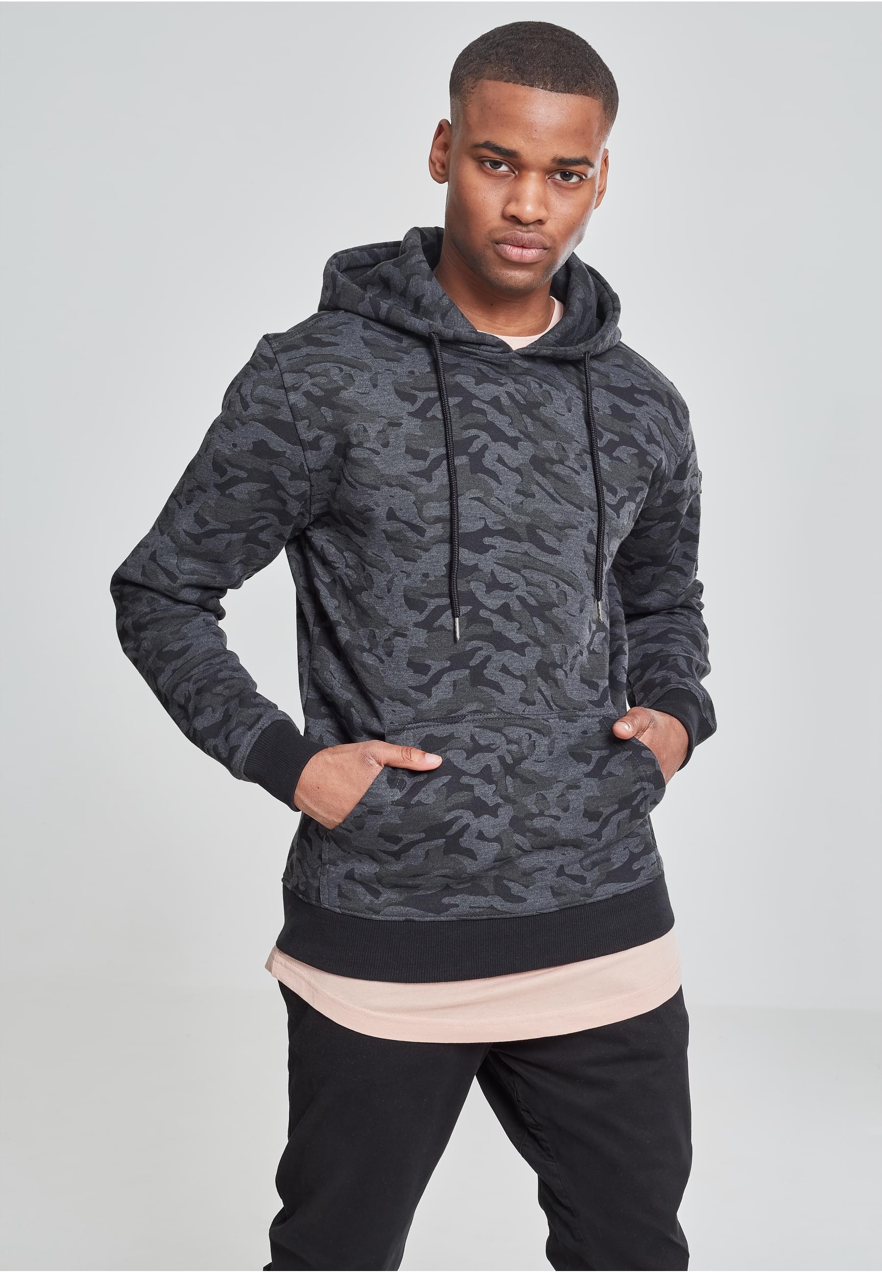 URBAN CLASSICS Sweatshirt »Urban Classics Herren Sweat Camo Bomber Hoody«, 1 Stk.
