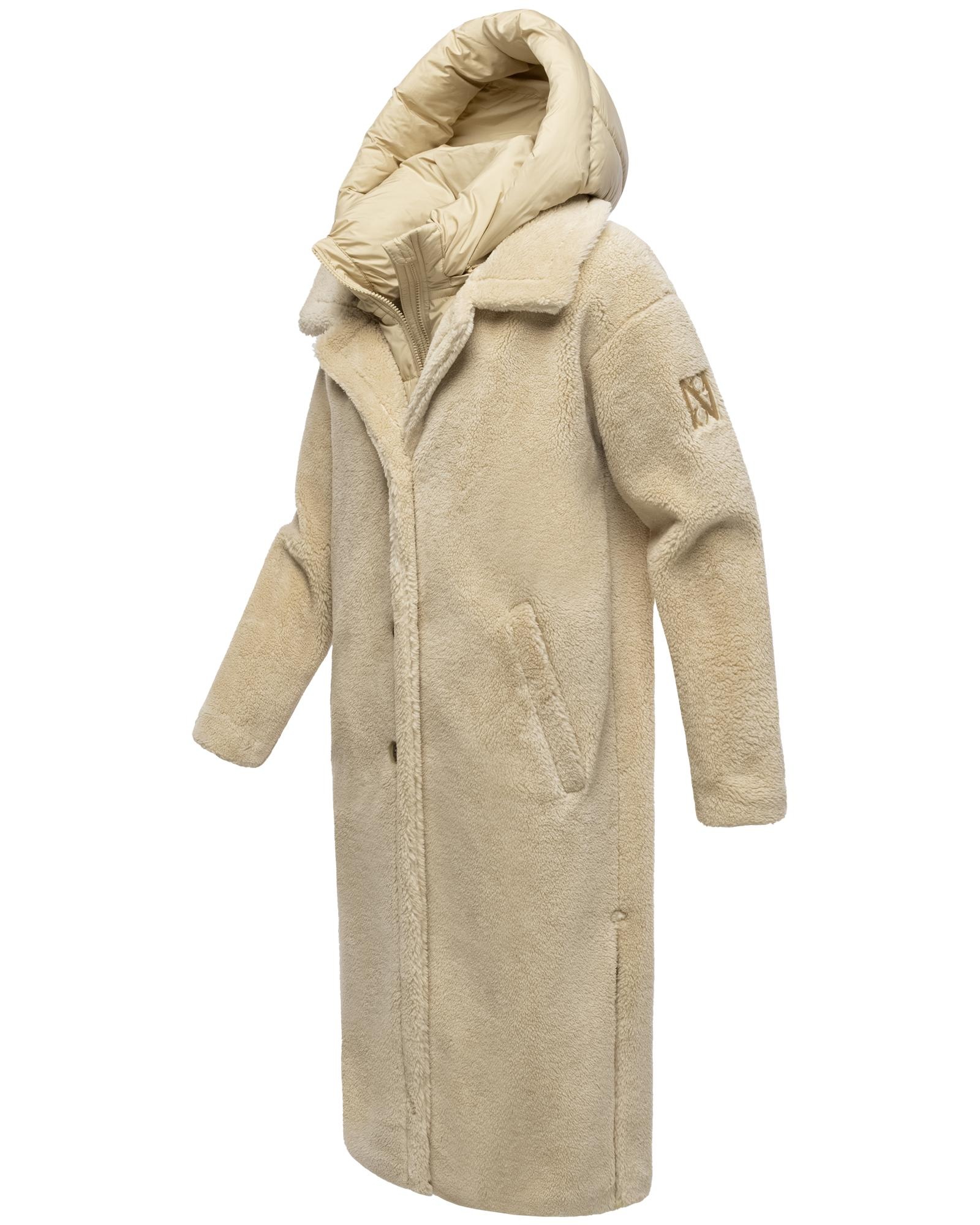 Navahoo Wintermantel "Teddyzauber 14" Plüschmantel aus Teddyfleece mit abne günstig online kaufen