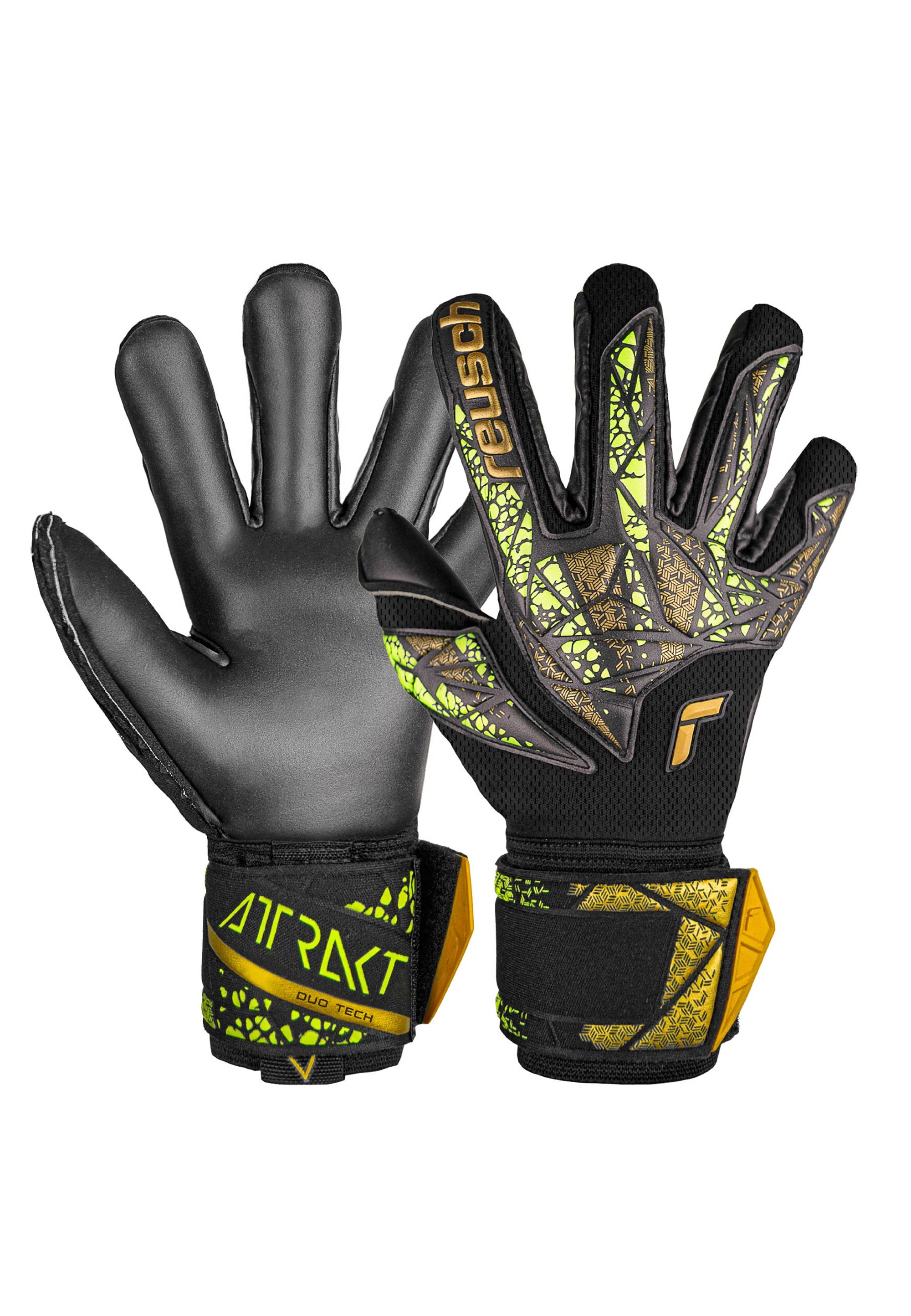 Reusch Torwarthandschuhe "Attrakt Duo Finger Support", mit Evolution Negative Cut