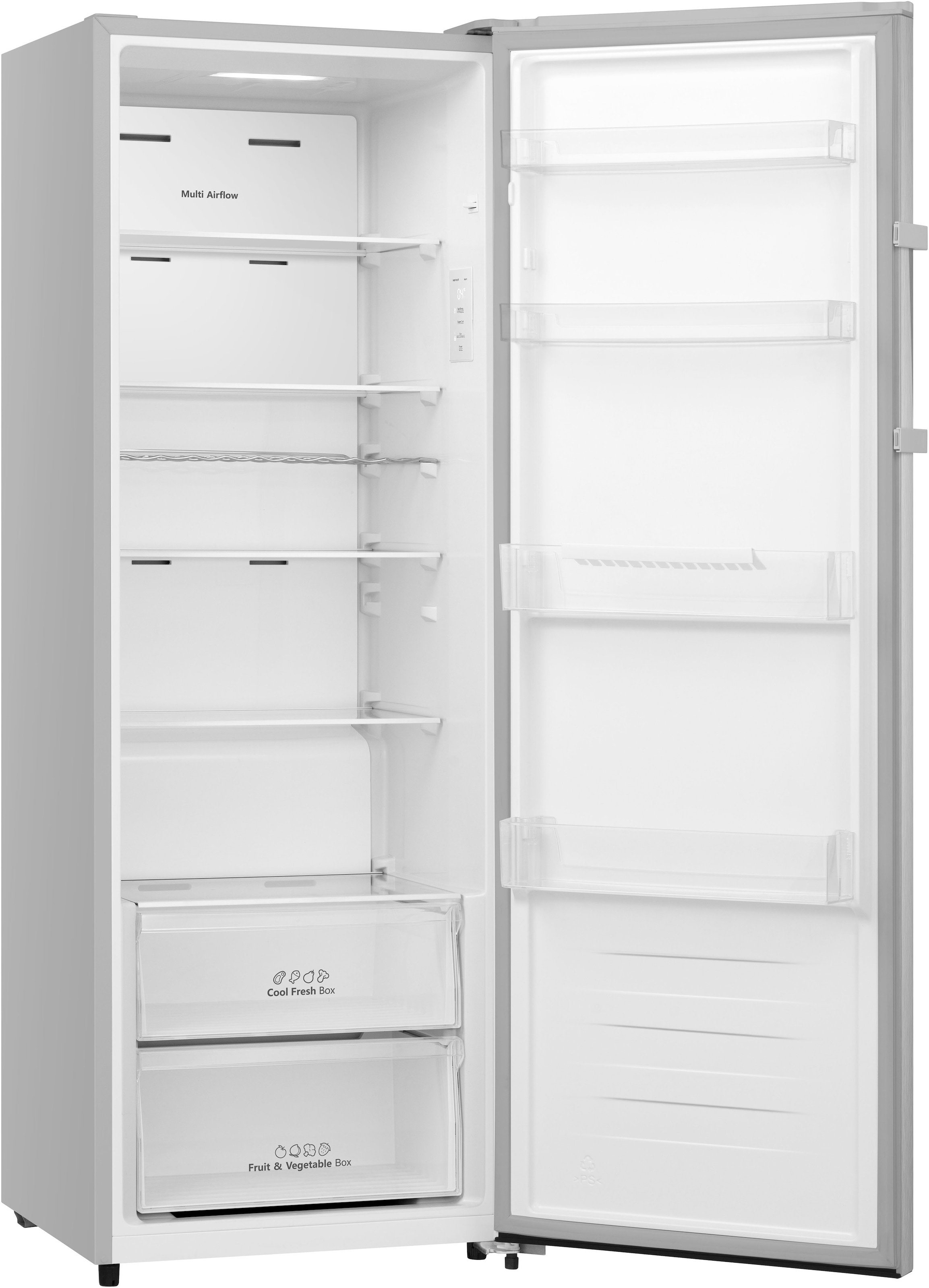 Hanseatic Kühlschrank »HKS17260CI«, HKS17260CI, 172 cm hoch, 59,5 cm breit