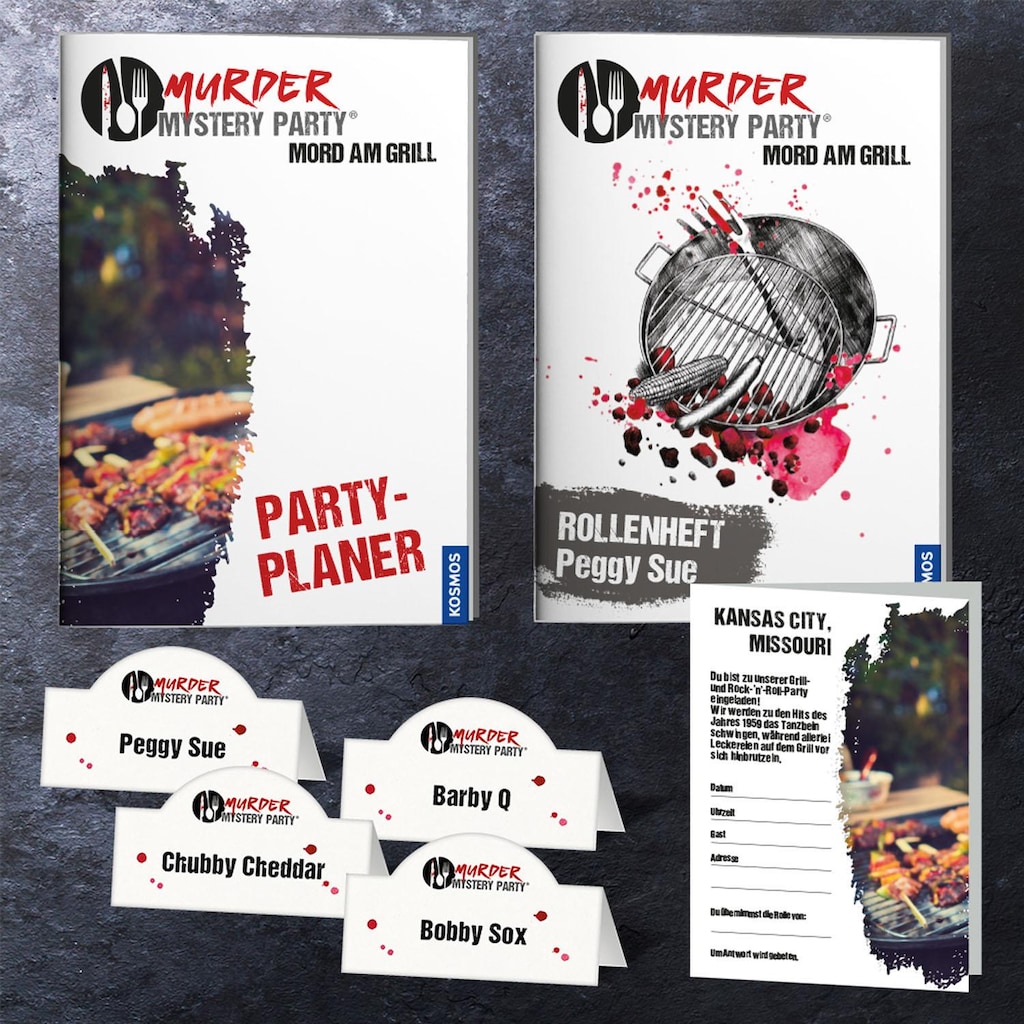 Kosmos Spiel »Murder Mystery Party - Mord am Grill«